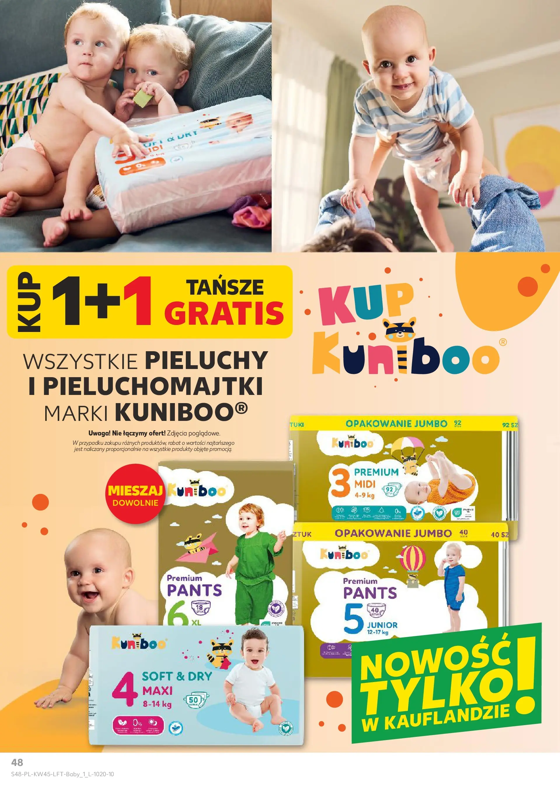 Kaufland gazetka od 06.11.2025 - od jutra PDF | Strona: 48 | Produkty: Pieluchomajtki