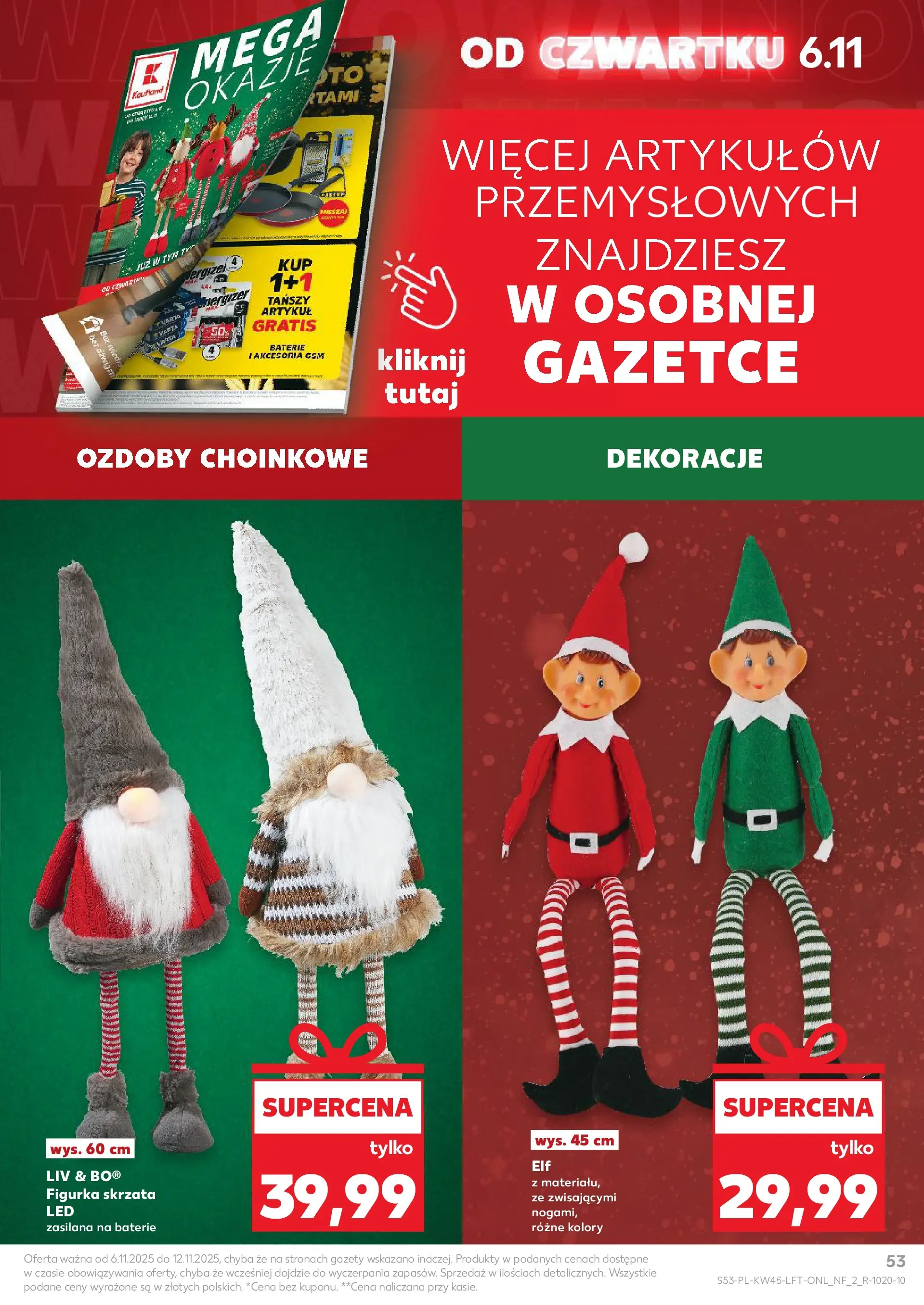 Kaufland gazetka od 06.11.2025 - od jutra PDF | Strona: 53 | Produkty: Baterie