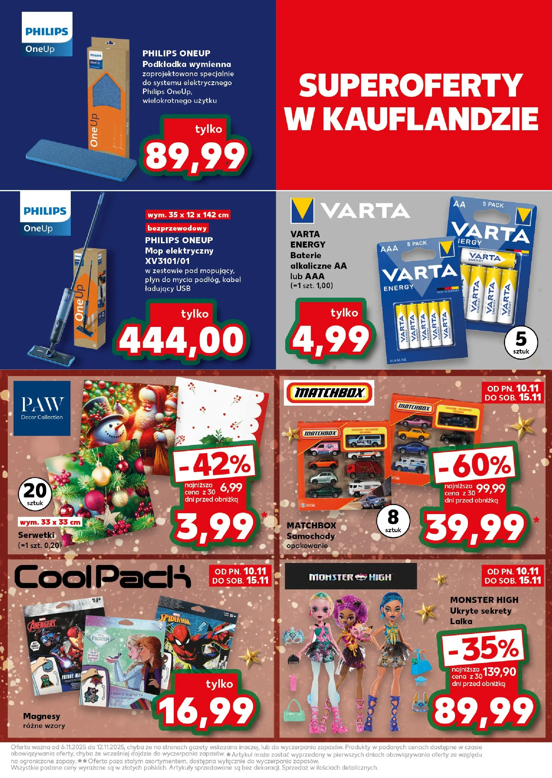 Kaufland gazetka od 06.11.2025 - od jutra PDF | Strona: 55 | Produkty: Kabel, USB, Baterie, Lalka