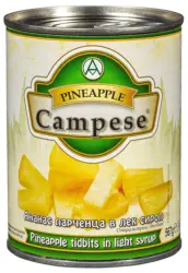 Campese Ананас парченца/на шайби в лек сироп