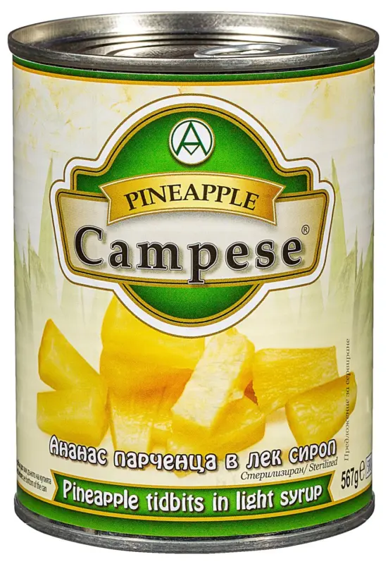 Campese Ананас парченца/на шайби в лек сироп