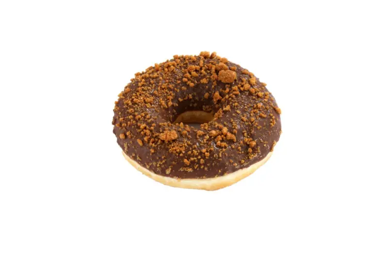 Донът с бисквитена поръска и пълнеж