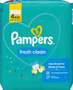 Kaufland хипермаркет Pampers Бебешки влажни кърпи различни видове - до 09-11-25