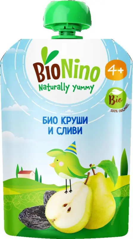 BioNino Плодово пюре пауч