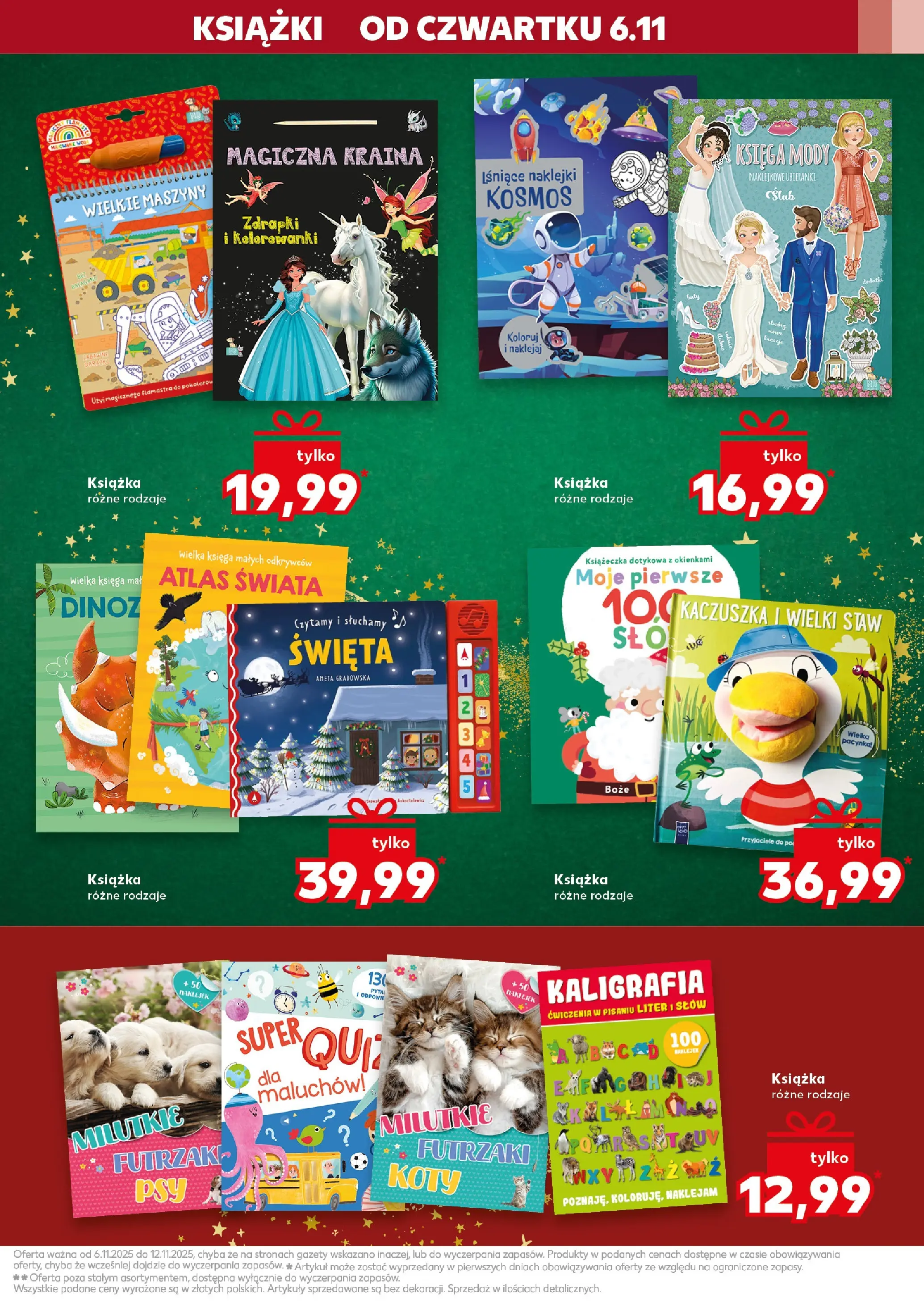 Kaufland gazetka - Zabawki od 06.11.2025 - od jutra PDF | Strona: 33 | Produkty: Książki, Naklejki
