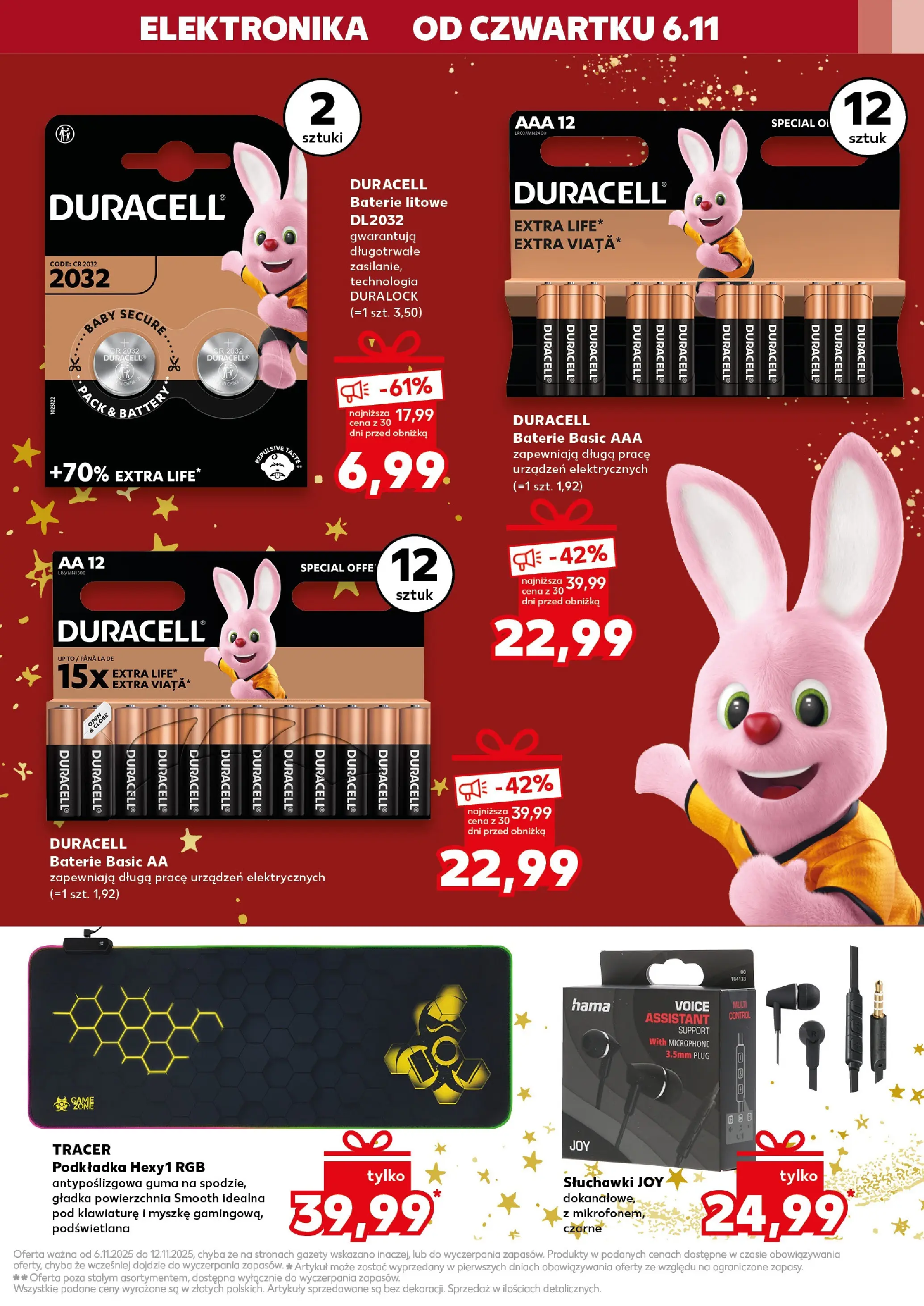 Kaufland gazetka - Zabawki od 06.11.2025 - od jutra PDF | Strona: 35 | Produkty: Słuchawki, Baterie