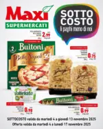 Maxi Supermercati Sotto costo - al 17.11.2025