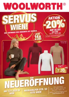Woolworth - Servus Wien! ab 13.11.2025 gültig Woolworth - Servus Wien! ab 13.11.2025 gültig