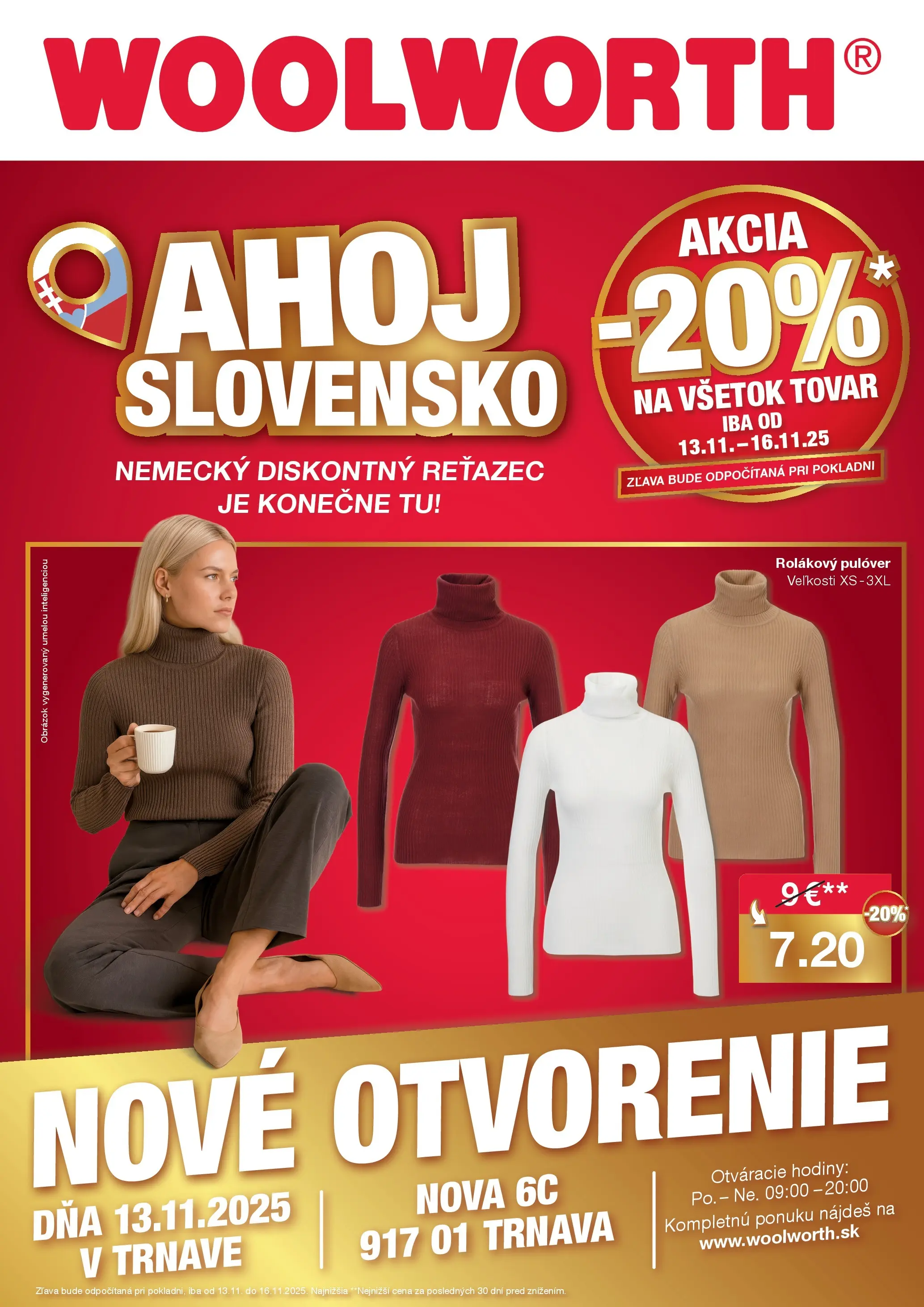 Woolworth - Woolworth: Ahoj Trnava! od 06.11.2025 » aktuálna akcia | Strana: 1 | Produkty: Hodiny