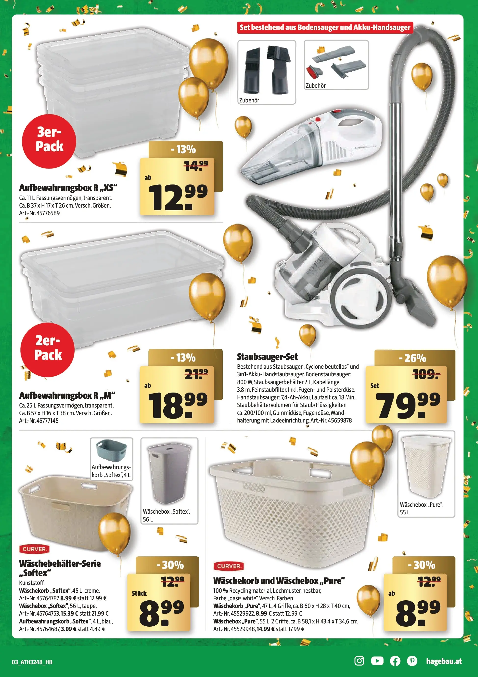 Entdecke - Hagebau Lieb Markt: Liebe Geschenkideen von 16.11.2025 - Aktuelle Angebote | Seite: 5 | Produkte: Staubsauger, Korb