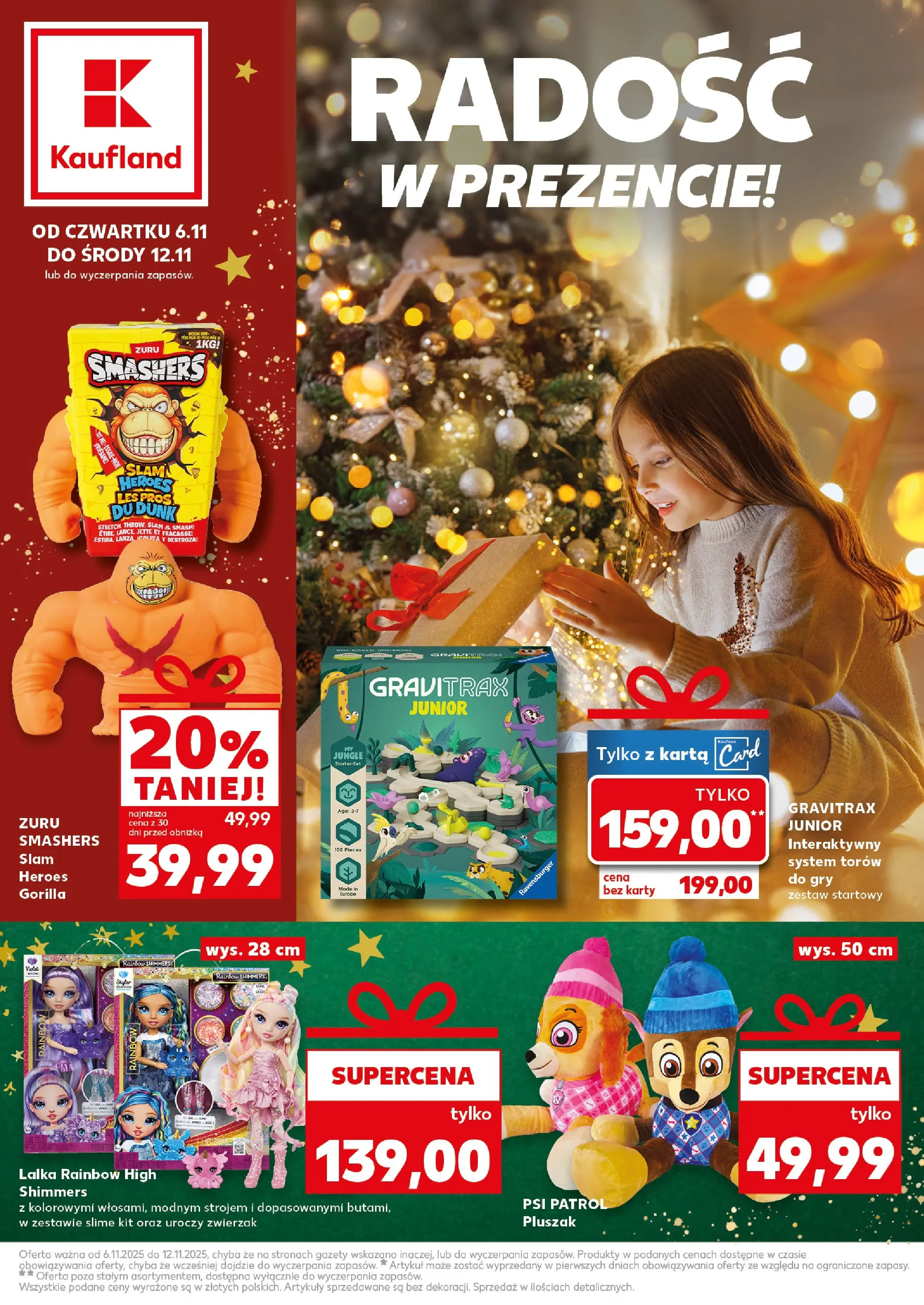 Kaufland gazetka - Zabawki od 06.11.2025 - od jutra PDF | Strona: 1 | Produkty: Karta, Lalka, Gry