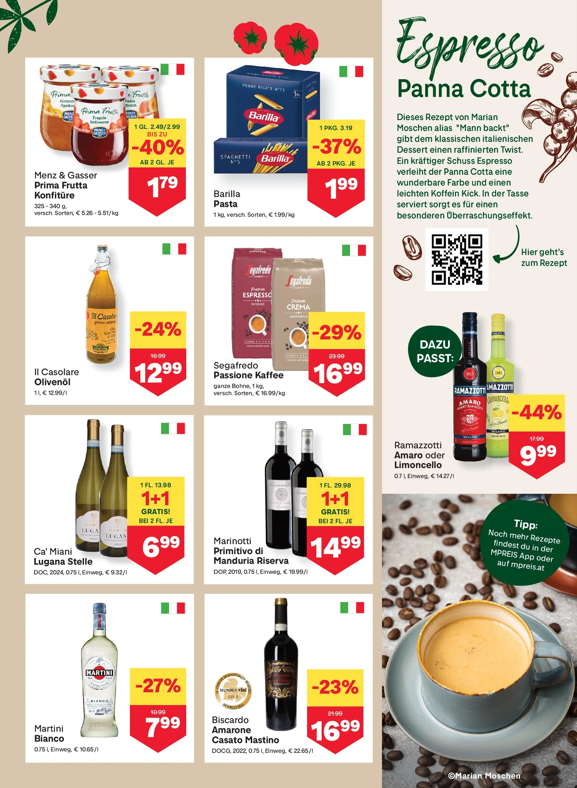 MPREIS Pfunds von 13.11.2025 - Aktuelle Angebote | Seite: 7 | Produkte: Erdbeeren, Pasta, Hajdina liszt, Kaffee