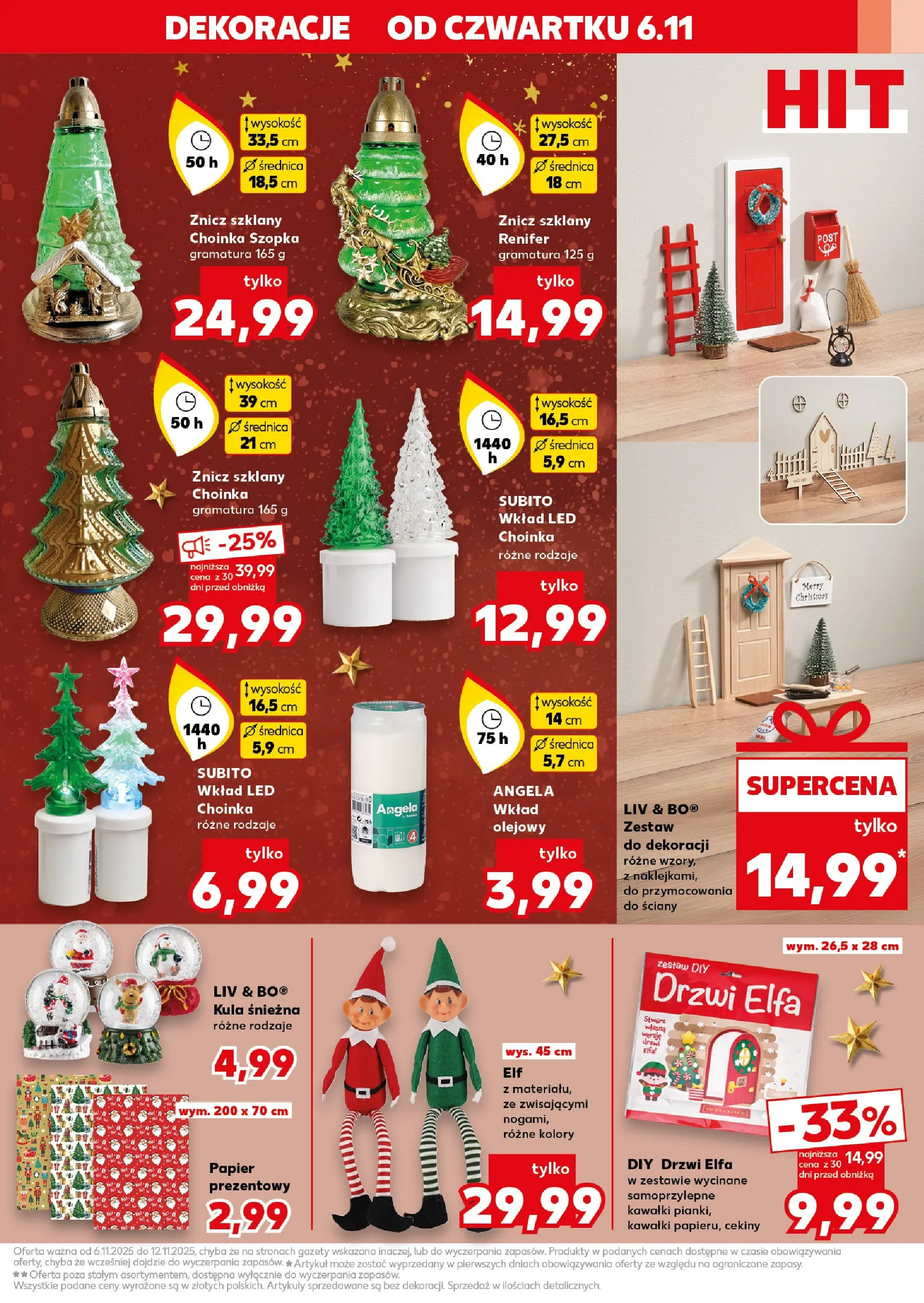 Kaufland gazetka - Mega okazje od 06.11.2025 - od jutra PDF | Strona: 9 | Produkty: Choinka