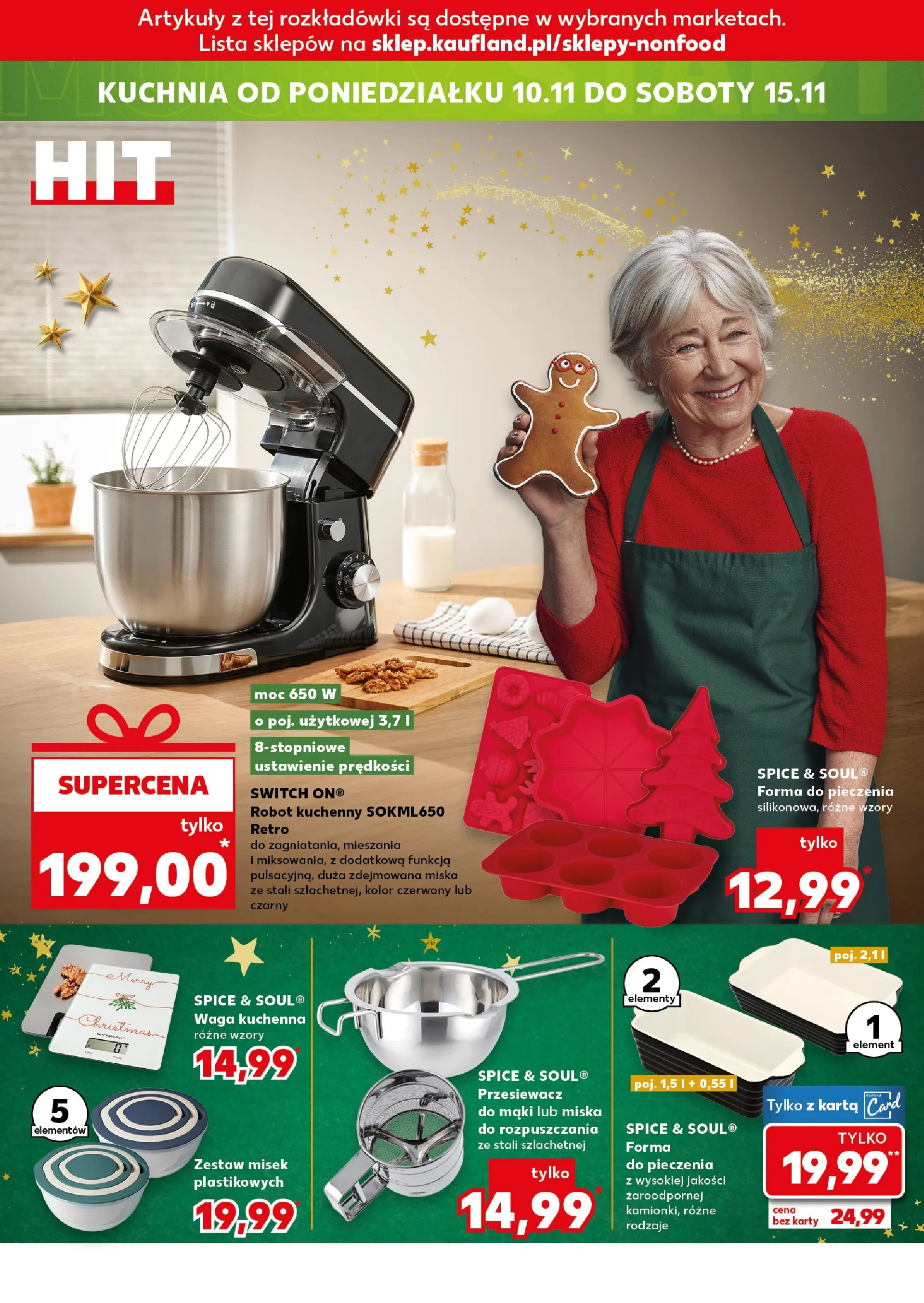 Kaufland gazetka - Mega okazje od 06.11.2025 - od jutra PDF | Strona: 18 | Produkty: Karta, Robot kuchenny, Waga, Robot