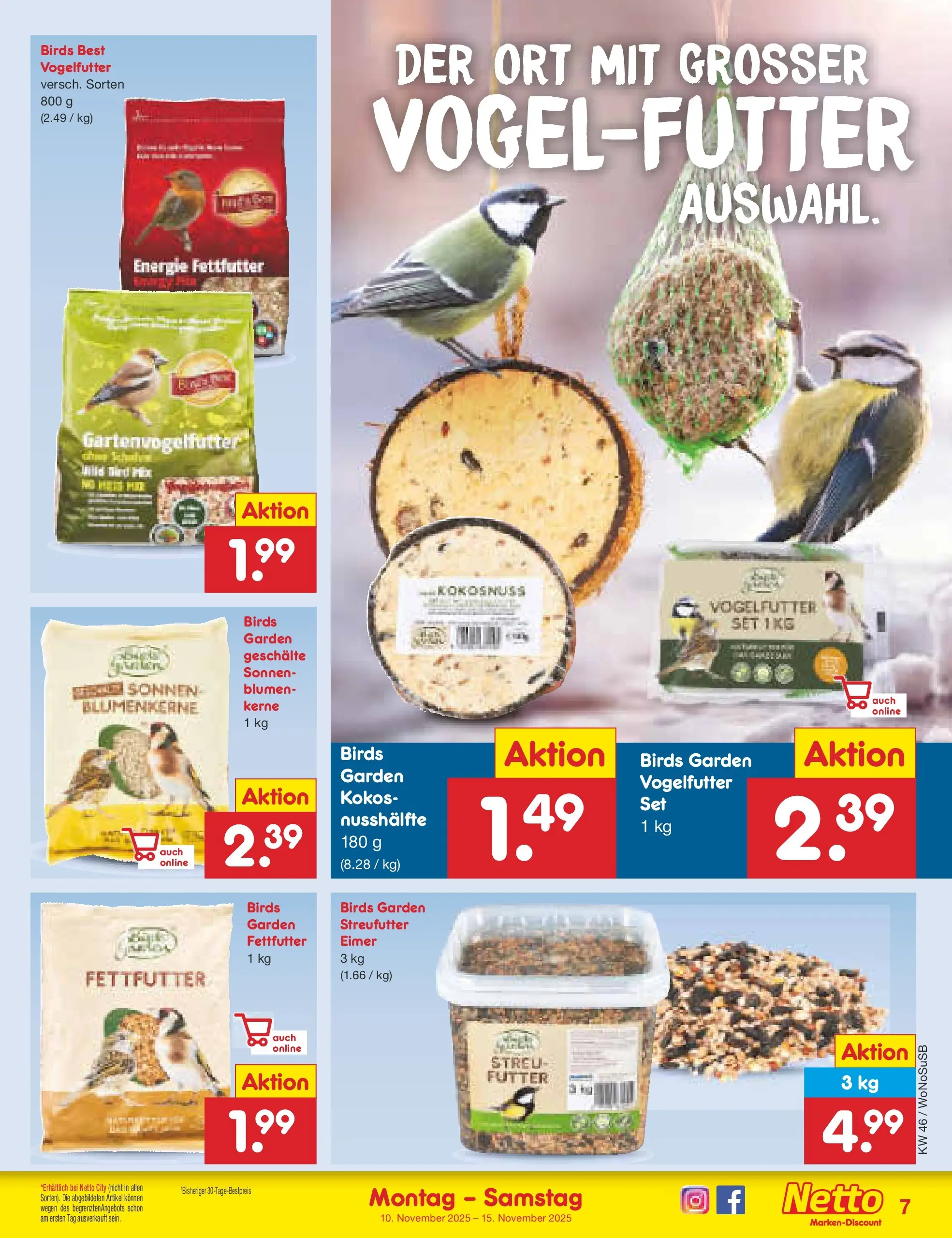 Netto Marken-Discount prospekt Lahnau	 (ab 10.11.2025) » Angebote | Seite: 7 | Produkte: Blumen
