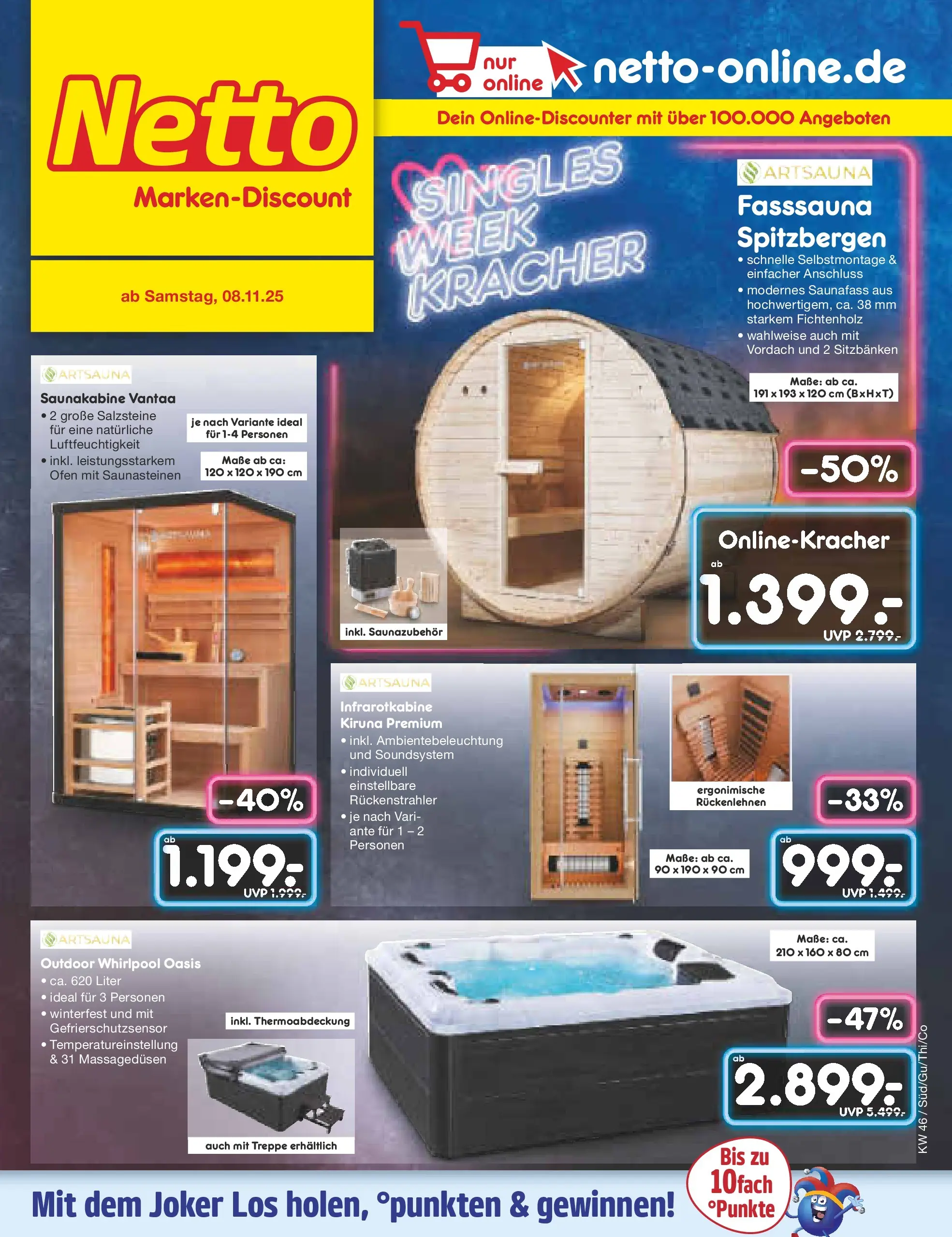 Netto Marken-Discount prospekt Calw-Stammheim	 (ab 10.11.2025) » Angebote | Seite: 26 | Produkte: Ofen, Soundsystem