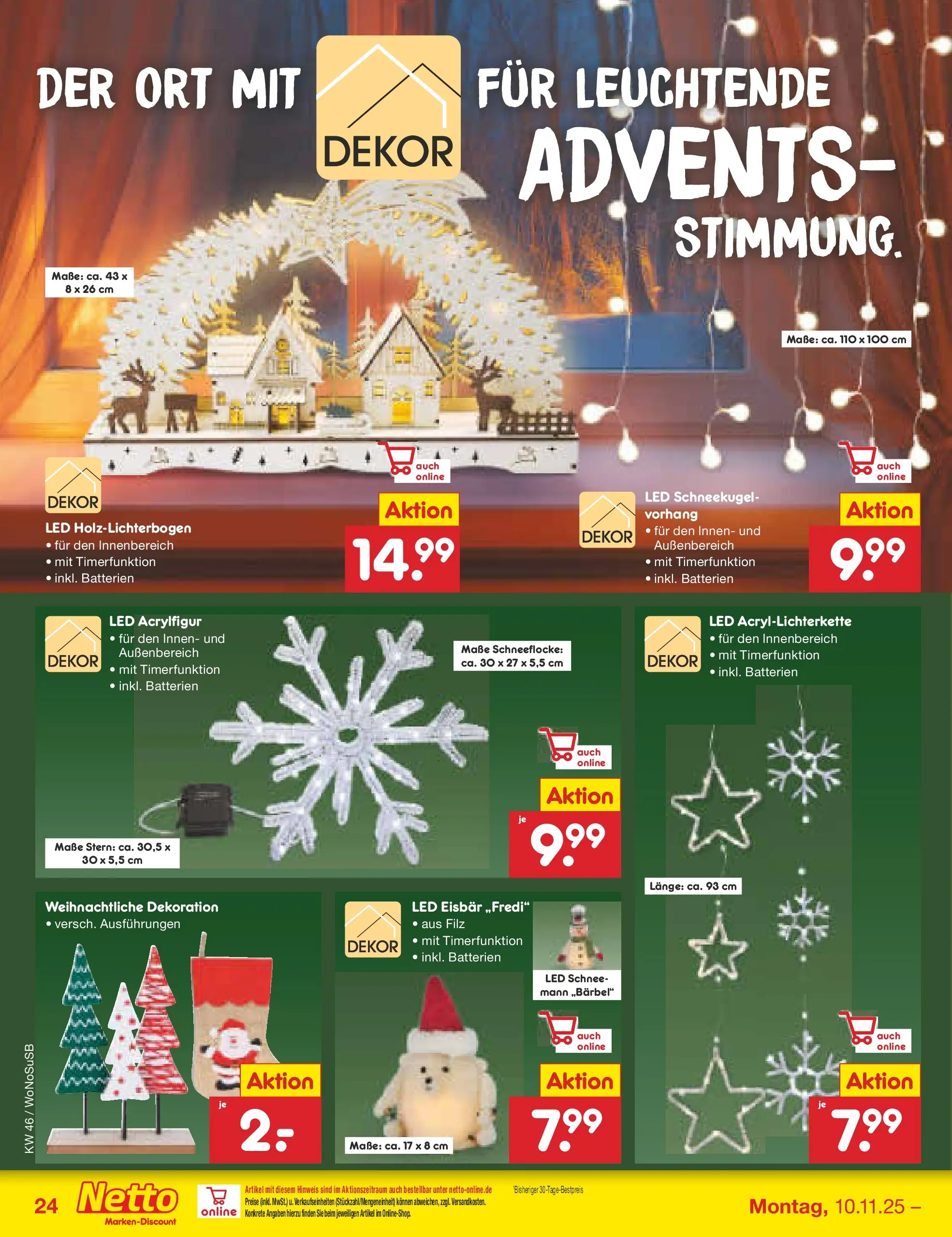 Netto Marken-Discount prospekt Lahnau	 (ab 10.11.2025) » Angebote | Seite: 30 | Produkte: Batterien, Vorhang