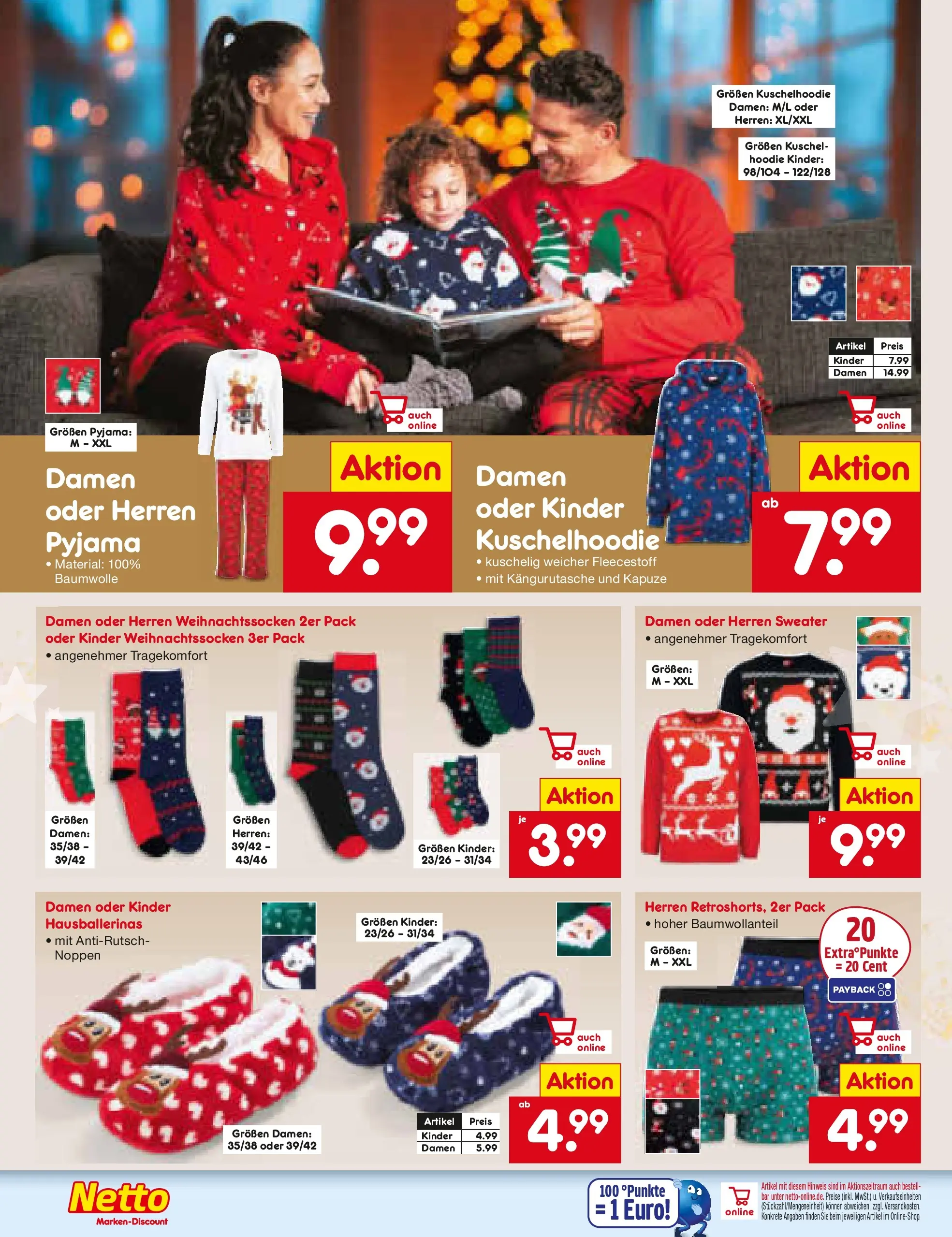 Netto Marken-Discount prospekt Ergolding	 (ab 09.11.2025) » Angebote | Seite: 38 | Produkte: Hoodie, Pyjama