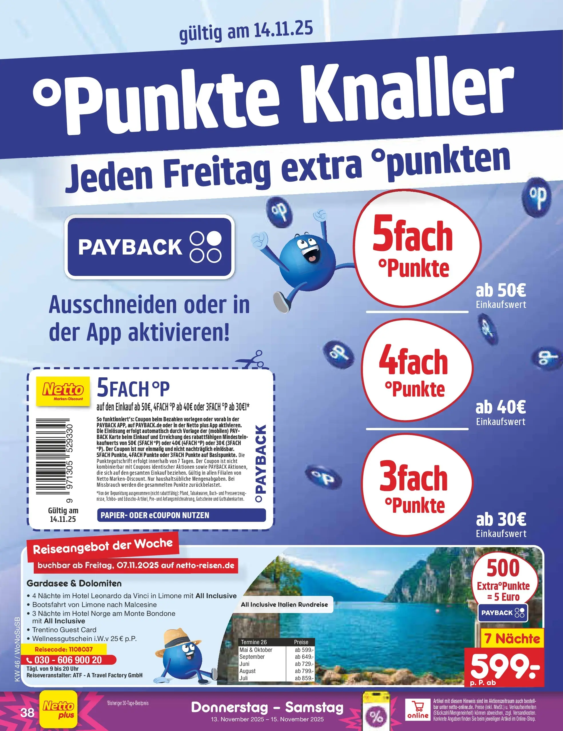 Netto Marken-Discount prospekt Lahnau	 (ab 10.11.2025) » Angebote | Seite: 46 | Produkte: Uhr