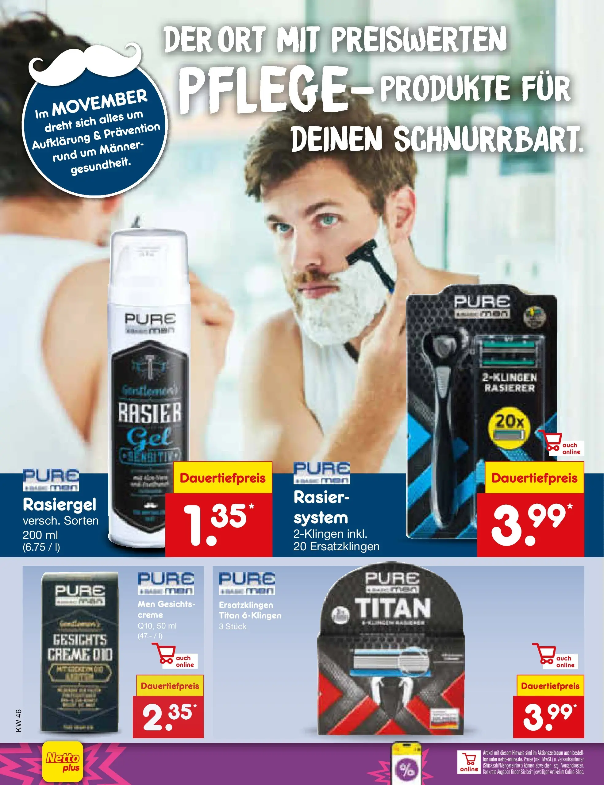 Netto Marken-Discount prospekt Ergolding	 (ab 09.11.2025) » Angebote | Seite: 56 | Produkte: Rasierer, Creme