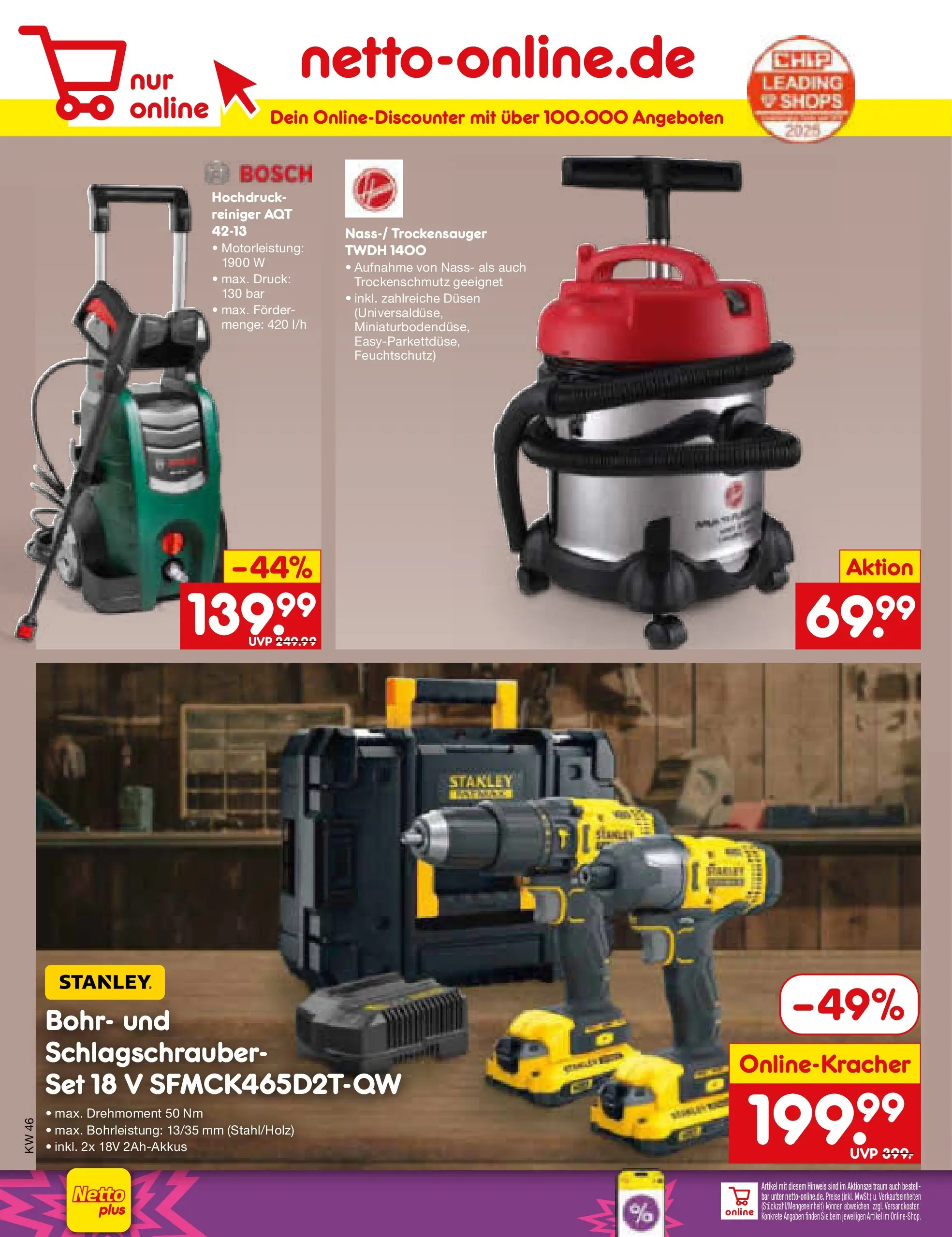Netto Marken-Discount prospekt Ergolding	 (ab 09.11.2025) » Angebote | Seite: 64 | Produkte: Bosch