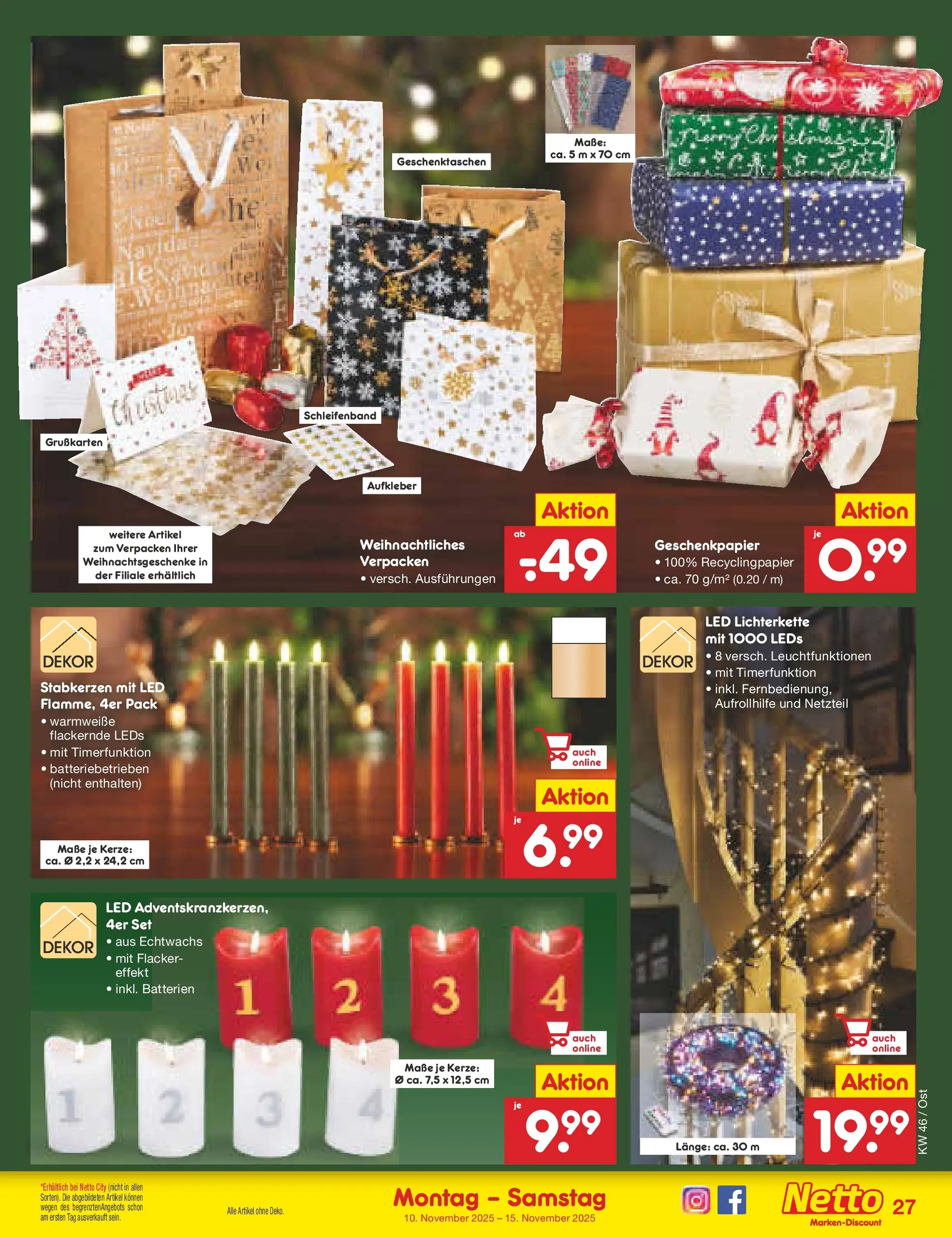 Netto Marken-Discount prospekt Pirna	 (ab 10.11.2025) » Angebote | Seite: 33 | Produkte: Batterien, Netzteil