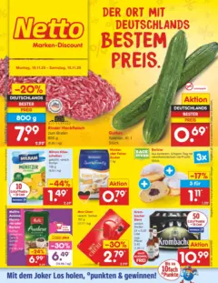 Netto Marken-Discount prospekt Brietlingen	 ab 10.11.2025 gültig