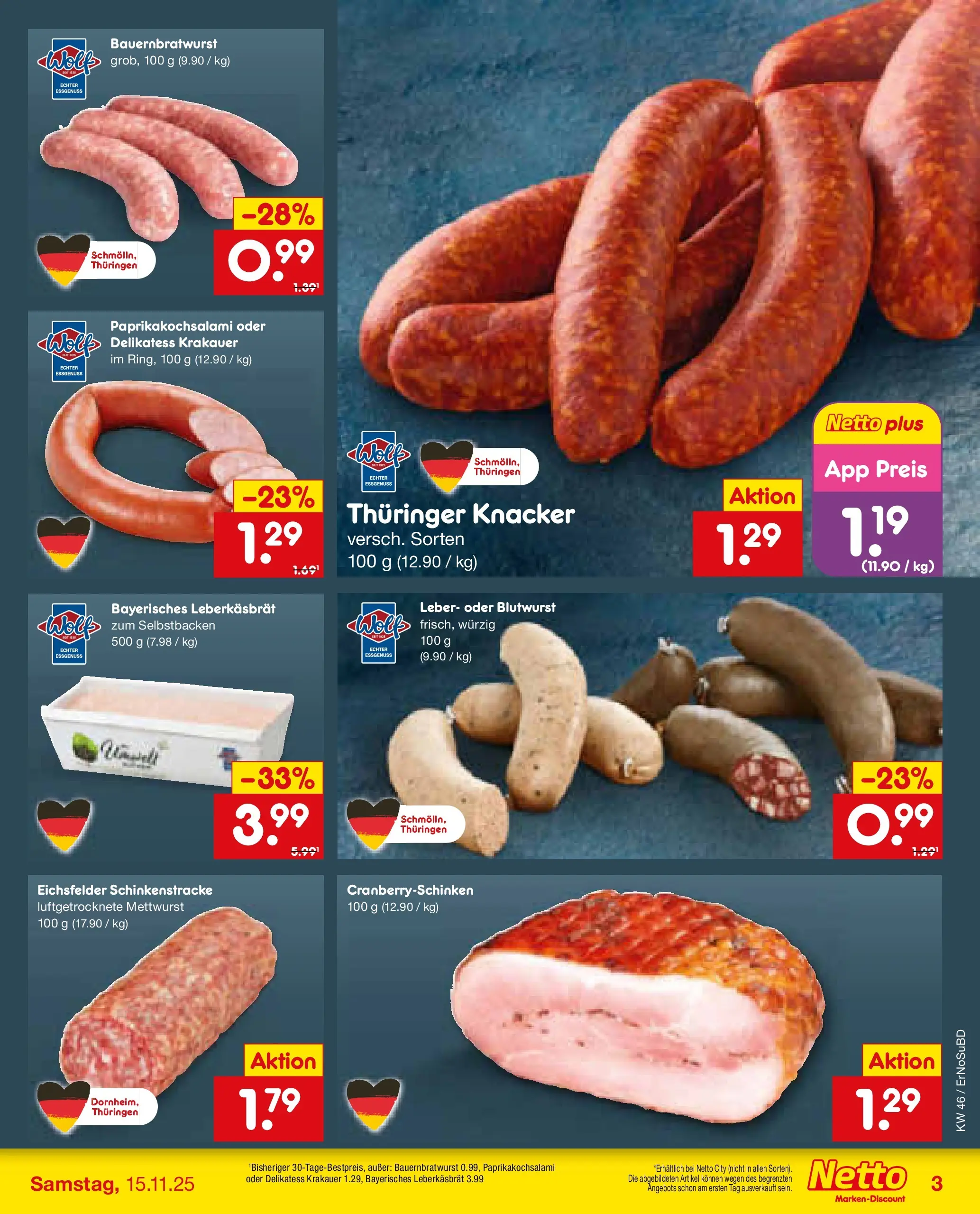Netto Marken-Discount prospekt Nordhausen	 (ab 10.11.2025) » Angebote | Seite: 13