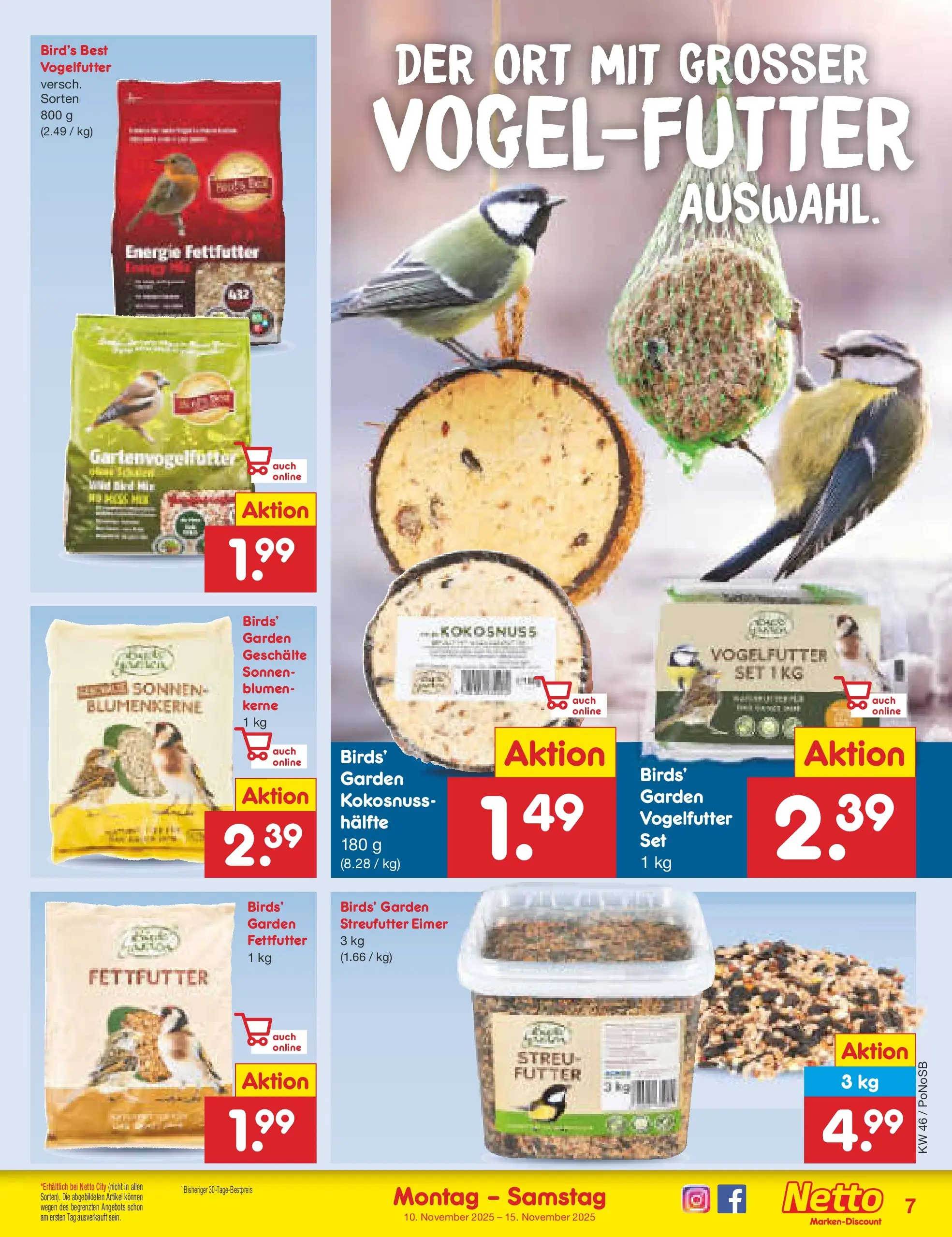 Netto Marken-Discount prospekt Amberg	 (ab 10.11.2025) » Angebote | Seite: 7 | Produkte: Blumen