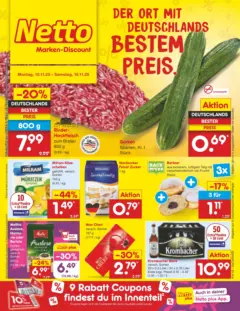 Netto Marken-Discount prospekt Moormerland	 ab 10.11.2025 gültig