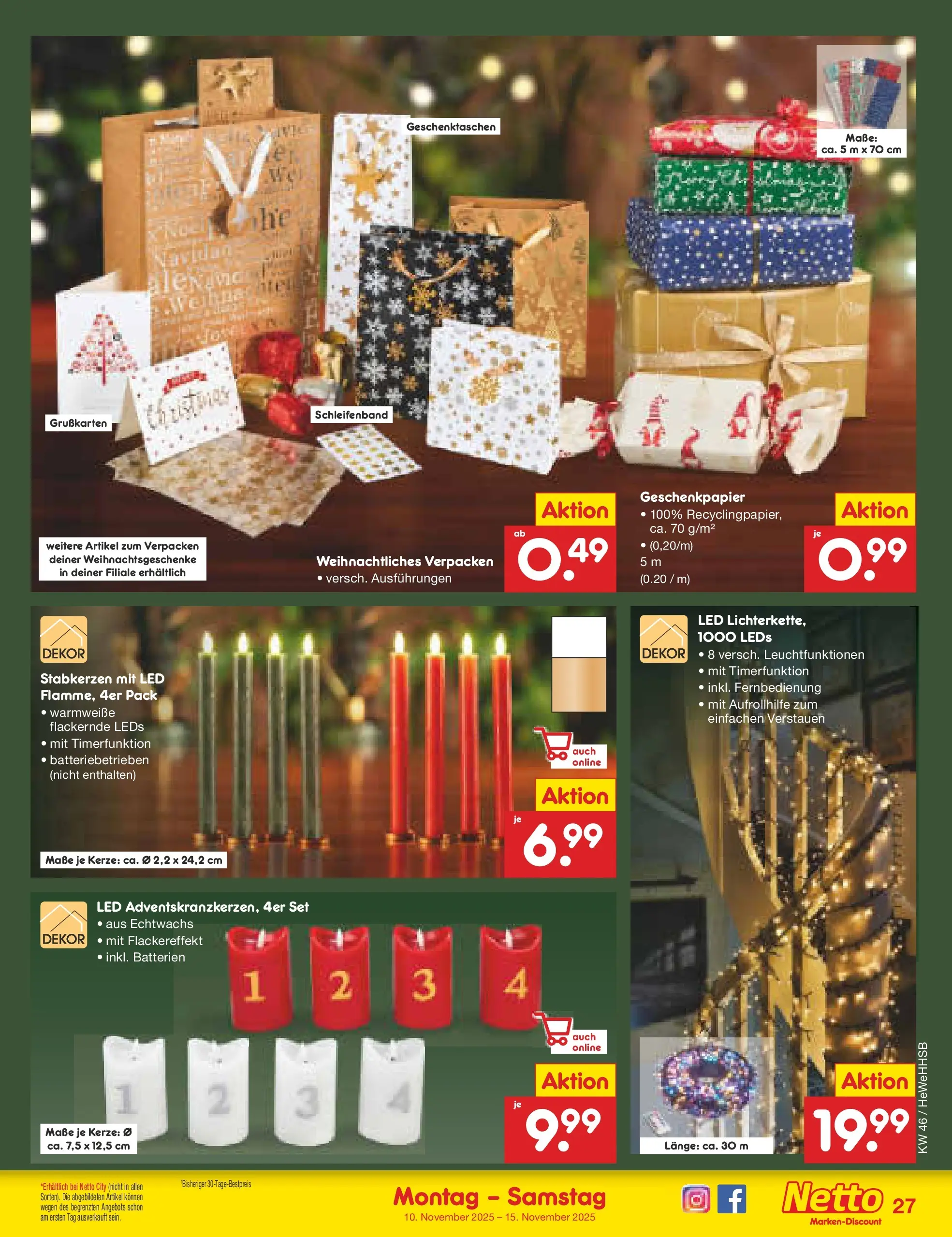 Netto Marken-Discount prospekt Brietlingen	 (ab 10.11.2025) » Angebote | Seite: 33 | Produkte: Batterien