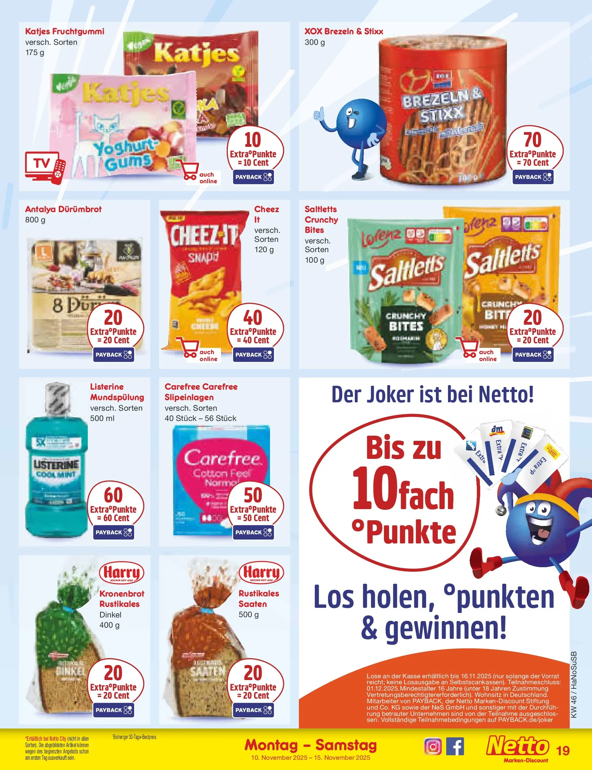 Netto Marken-Discount prospekt Wuppertal	 (ab 10.11.2025) » Angebote | Seite: 19 | Produkte: Katjes, Listerine
