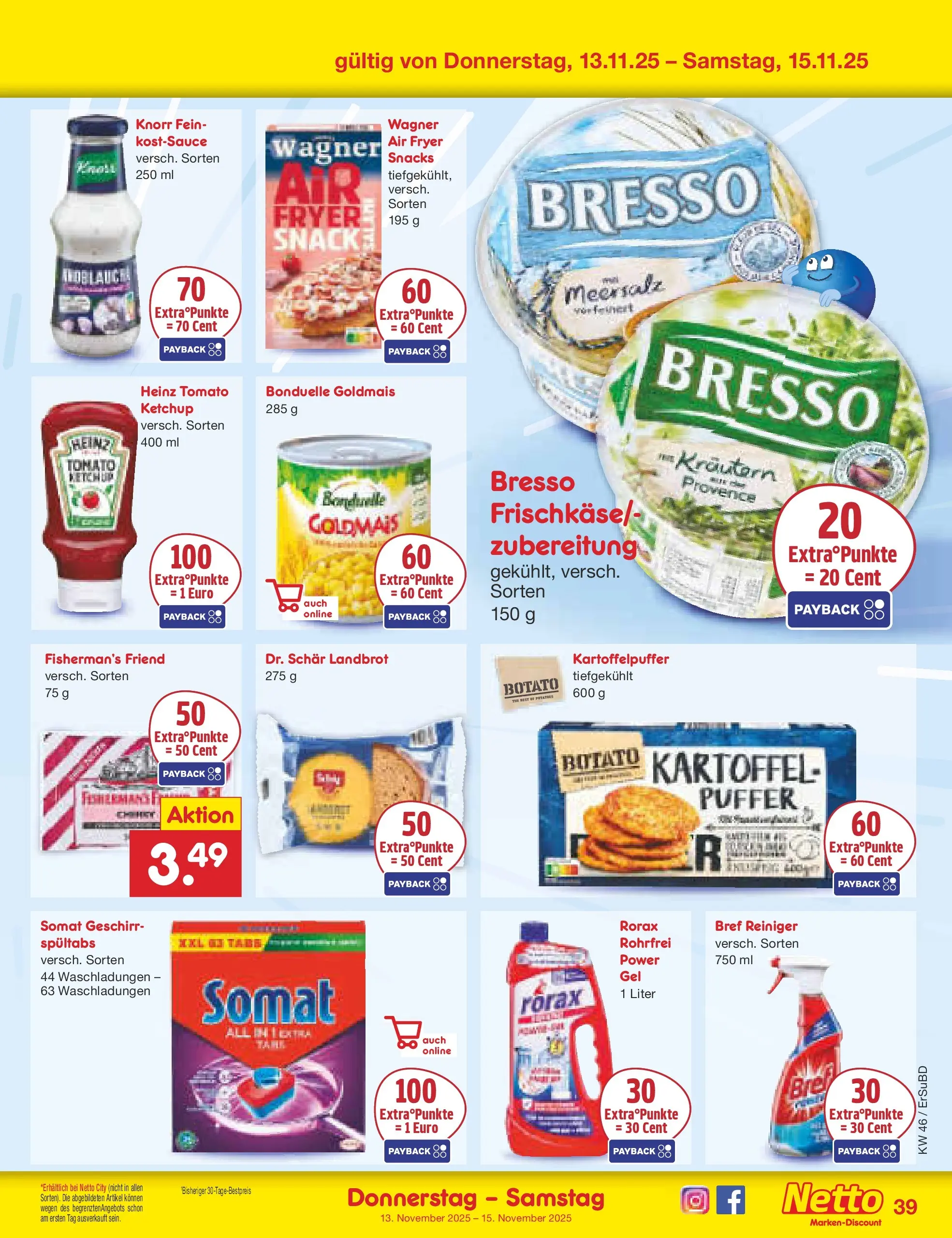 Netto Marken-Discount prospekt Jena-Lobeda	 (ab 10.11.2025) » Angebote | Seite: 47 | Produkte: Knorr, Bresso, Ketchup