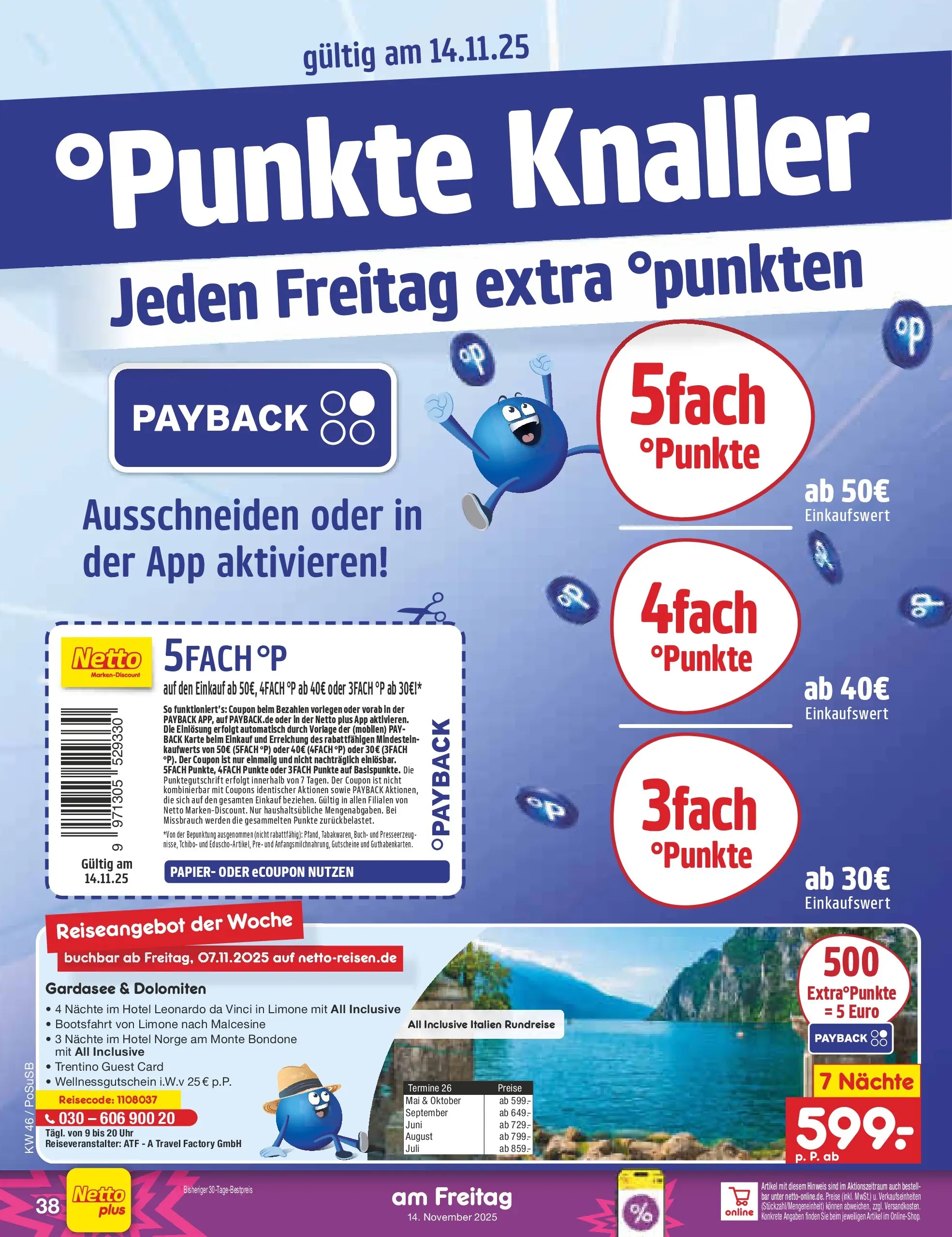 Netto Marken-Discount prospekt Regensburg	 (ab 10.11.2025) » Angebote | Seite: 46 | Produkte: Uhr