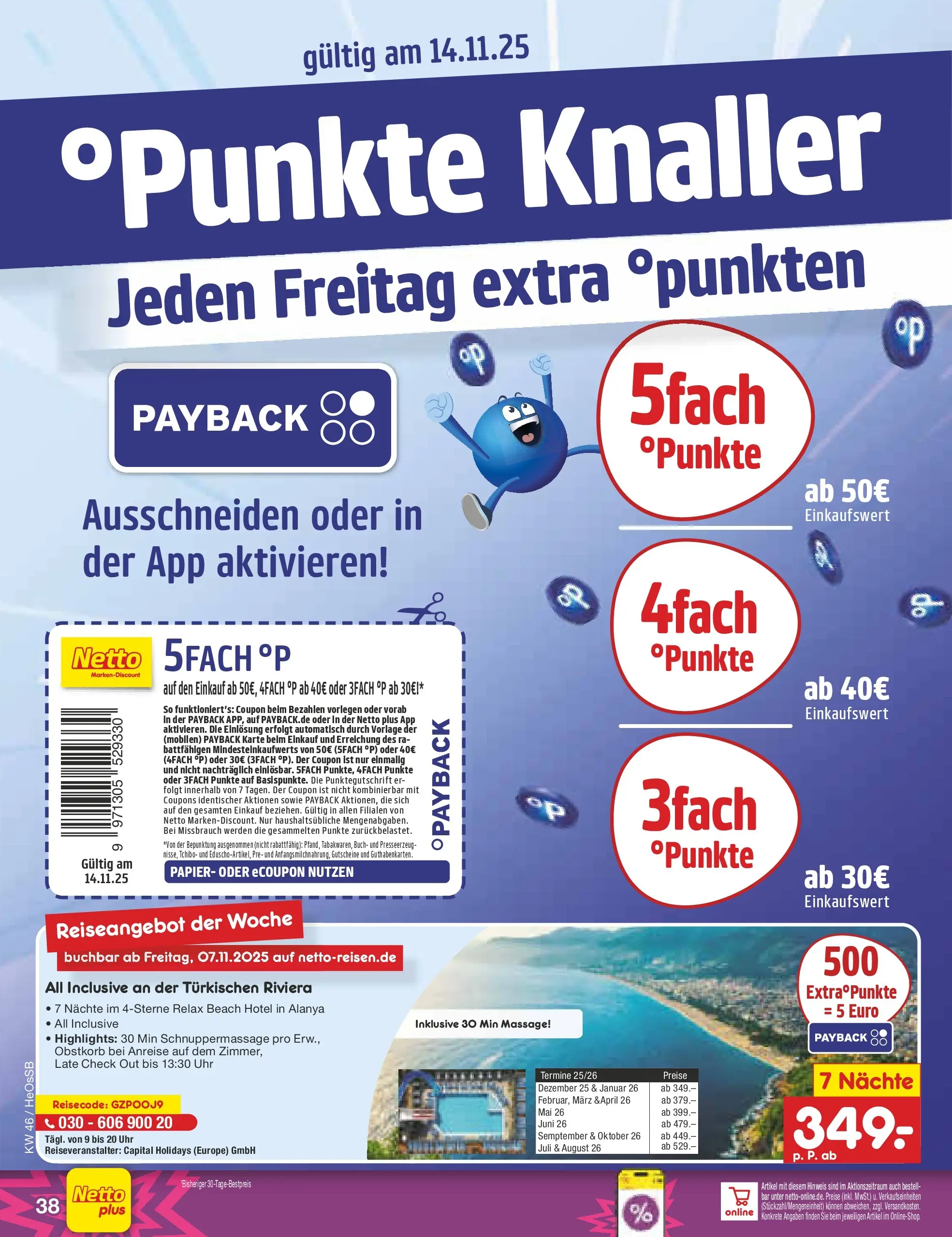 Netto Marken-Discount prospekt Kröpelin	 (ab 10.11.2025) » Angebote | Seite: 46 | Produkte: Uhr