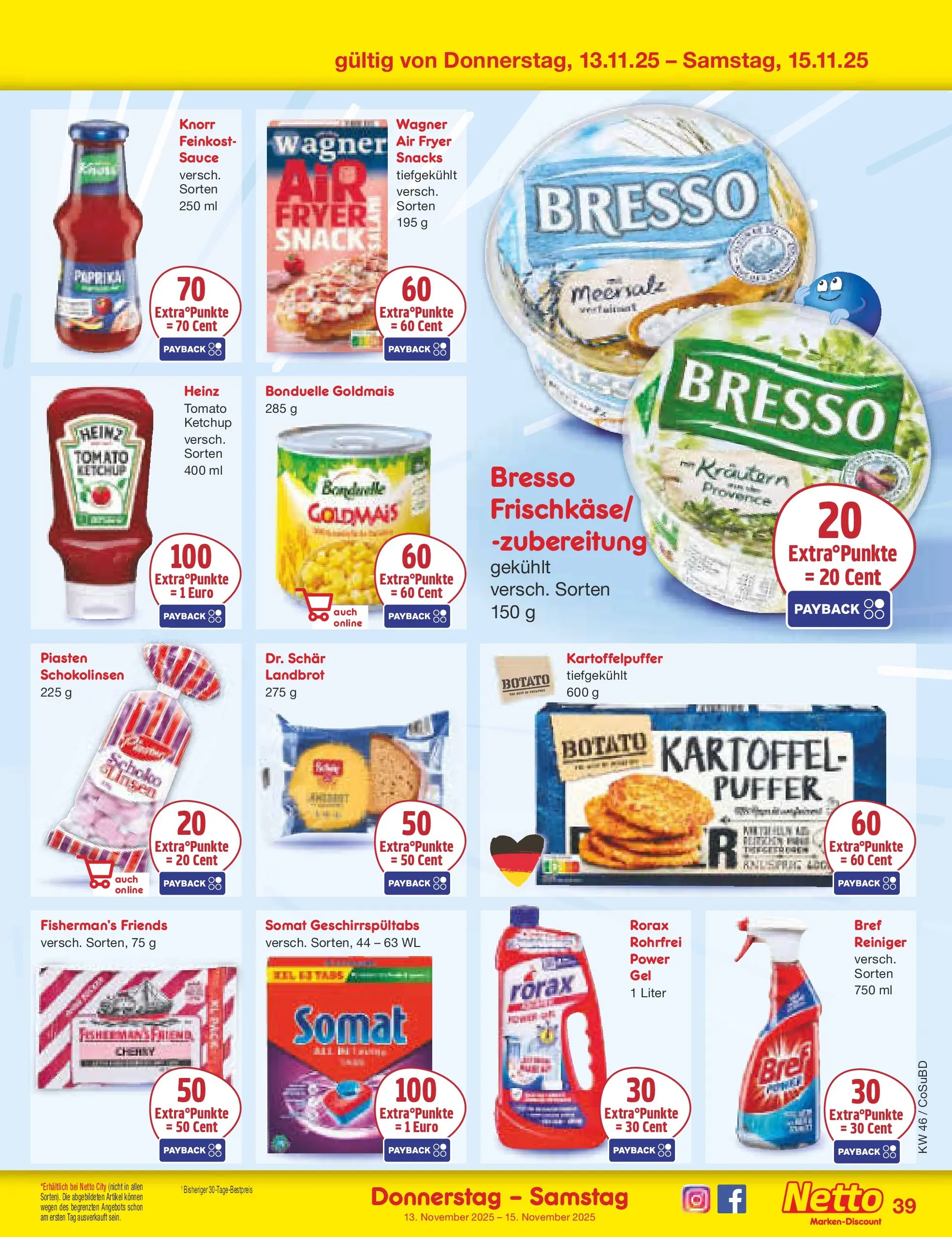 Netto Marken-Discount prospekt Delitzsch (ab 10.11.2025) » Angebote | Seite: 47 | Produkte: Knorr, Bresso, Paprika, Ketchup Netto Marken-Discount prospekt Delitzsch (ab 10.11.2025) » Angebote | Seite: 47 | Produkte: Knorr, Bresso, Paprika, Ketchup