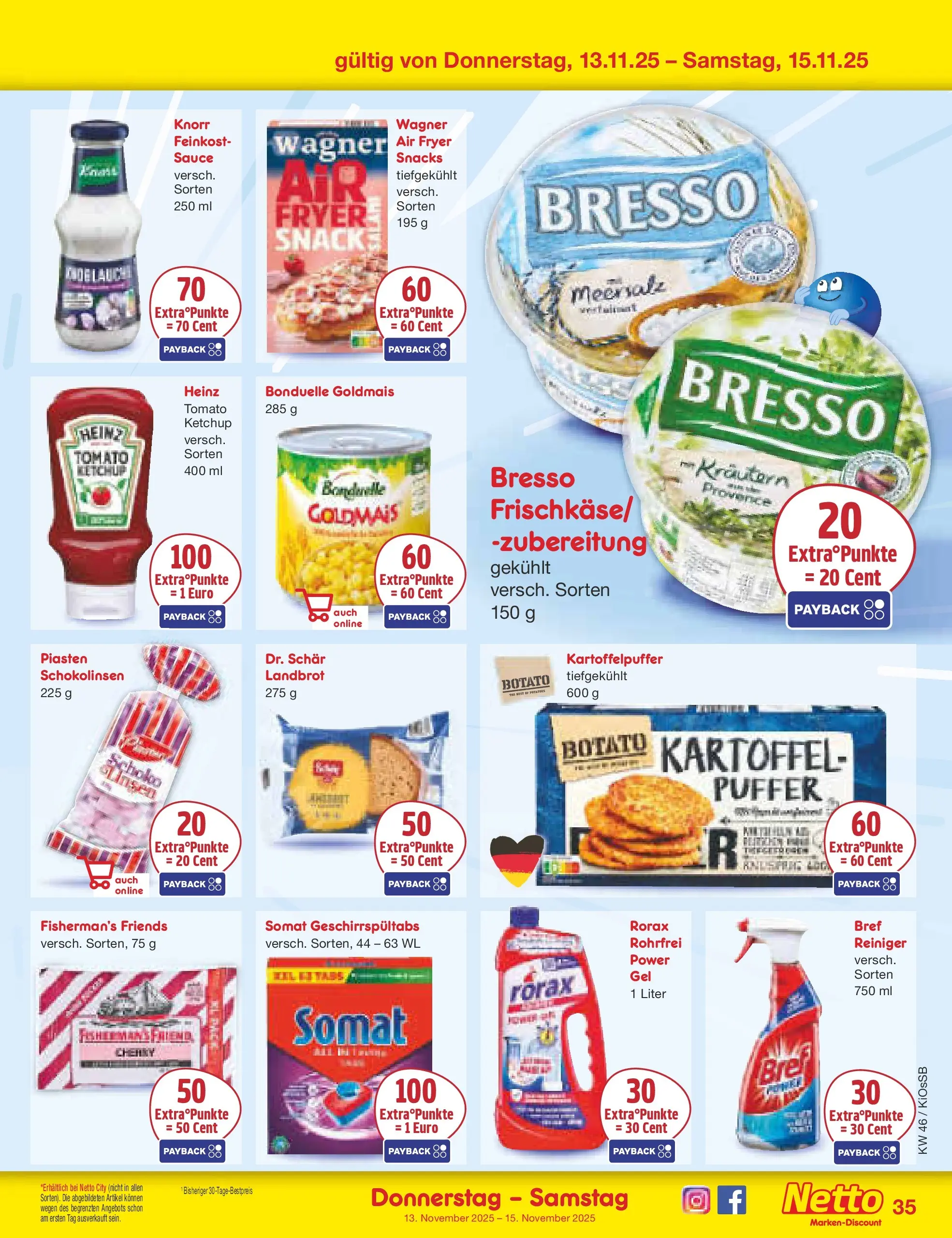 Netto Marken-Discount prospekt Oberhaid	 (ab 10.11.2025) » Angebote | Seite: 43 | Produkte: Knorr, Bresso, Ketchup