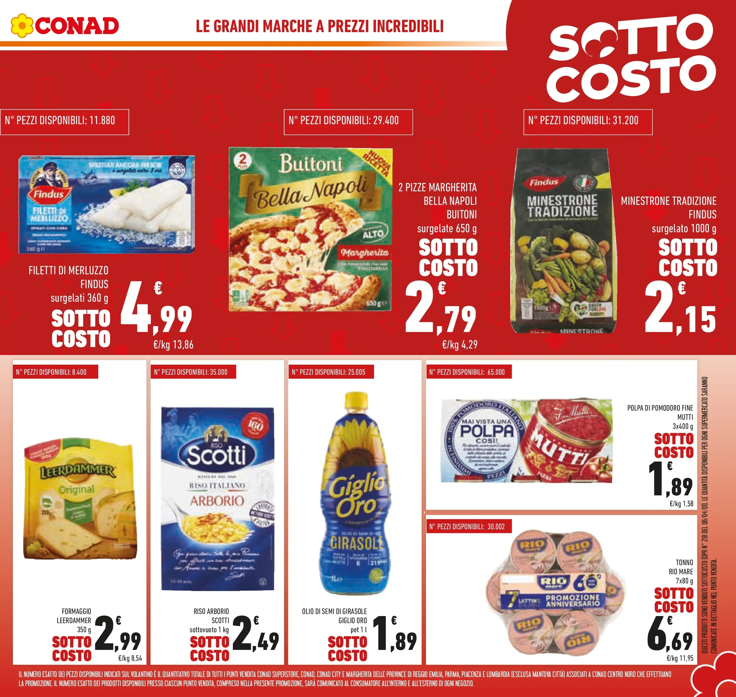 Volantino Conad dal 05/11/2025 > Anteprima | Pagina: 5 | Prodotti: Pizza, Olio, Tonno, Mutti