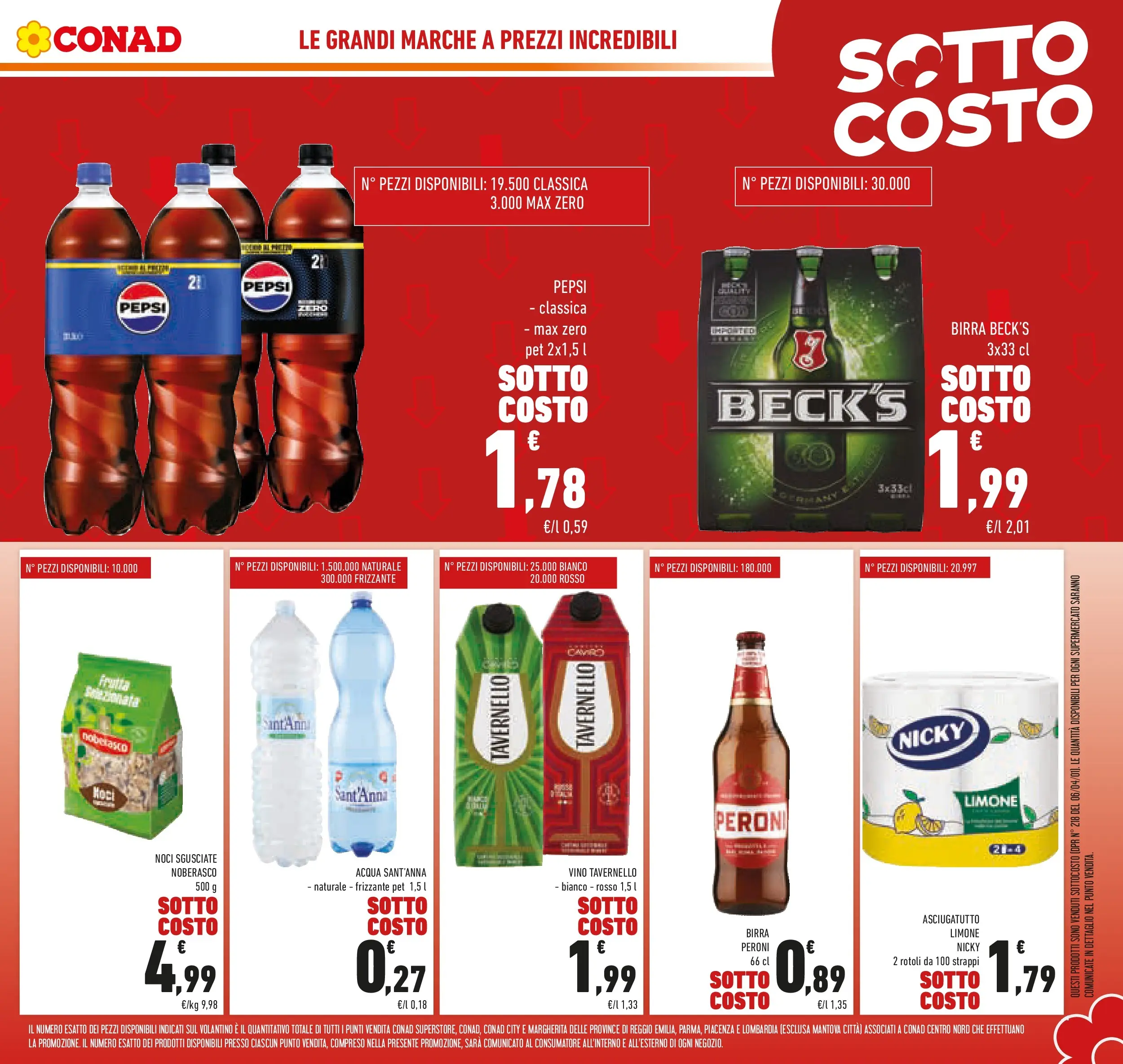 Volantino Conad dal 05/11/2025 > Anteprima | Pagina: 7 | Prodotti: Birra, Acqua, Noci, Asciugatutto