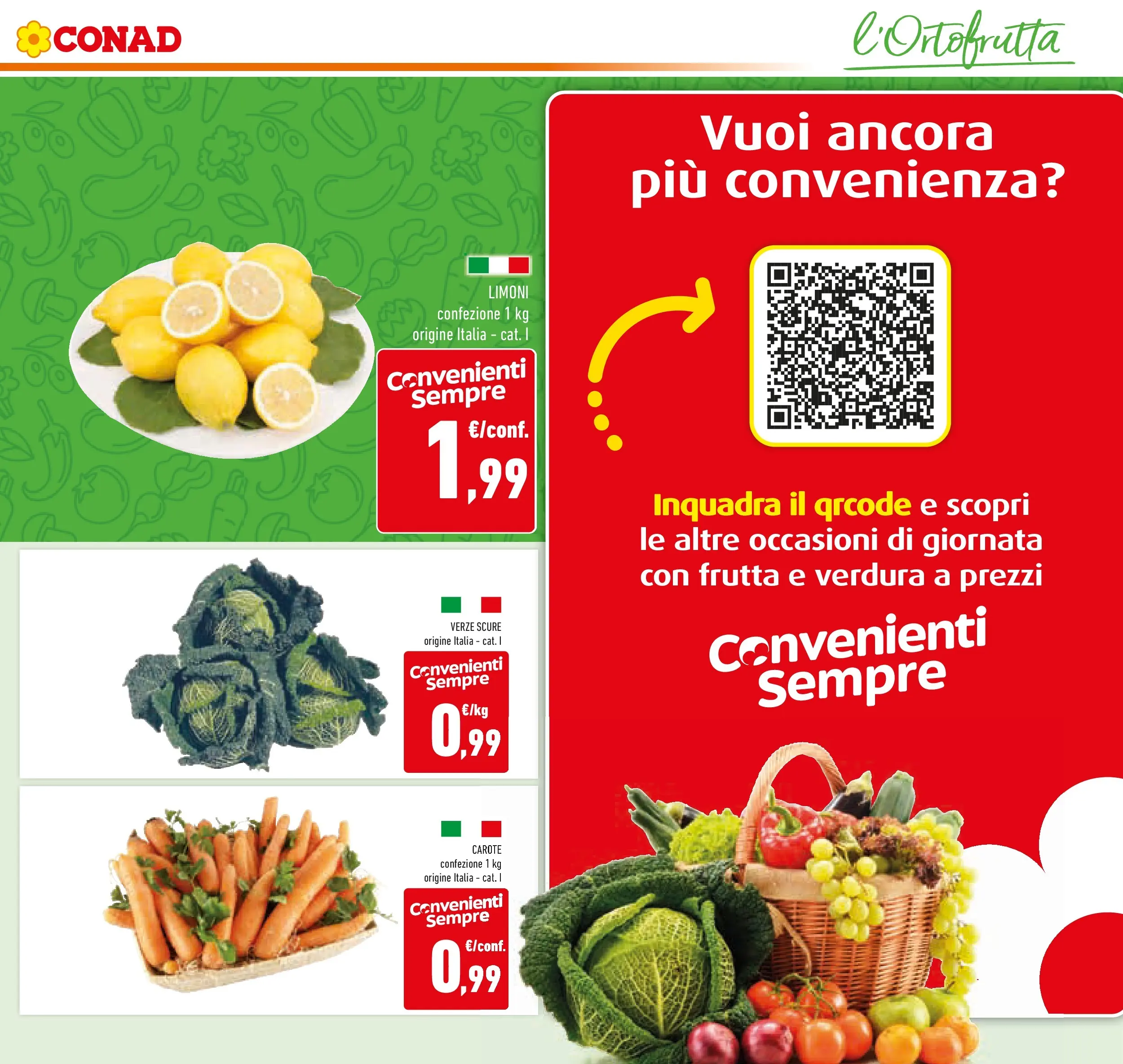 Volantino Conad dal 06/11/2025 > Anteprima | Pagina: 11 | Prodotti: Frutta, Carote