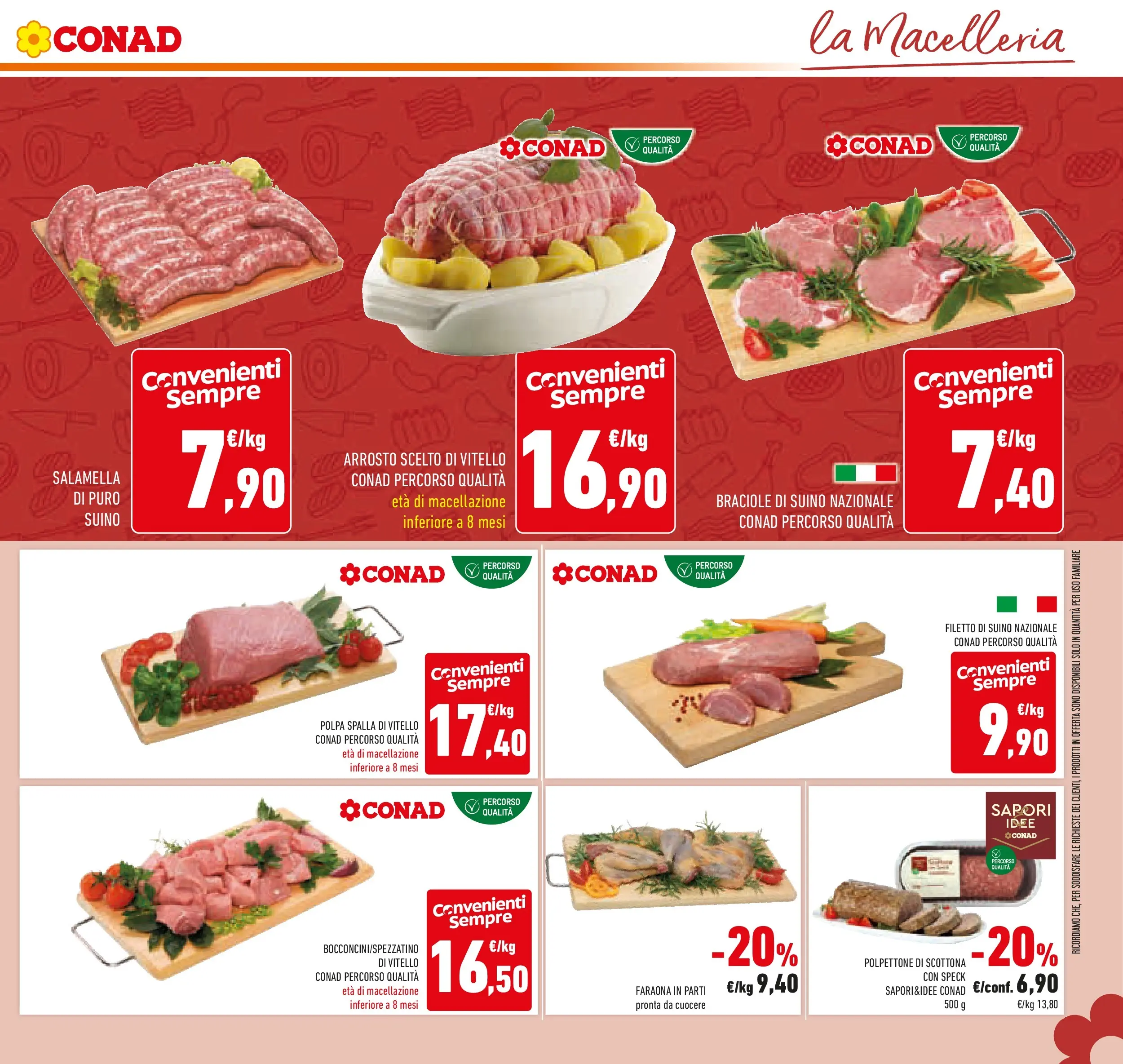 Volantino Conad dal 06/11/2025 > Anteprima | Pagina: 15 | Prodotti: Speck, Arrosto, Suino, Vitello