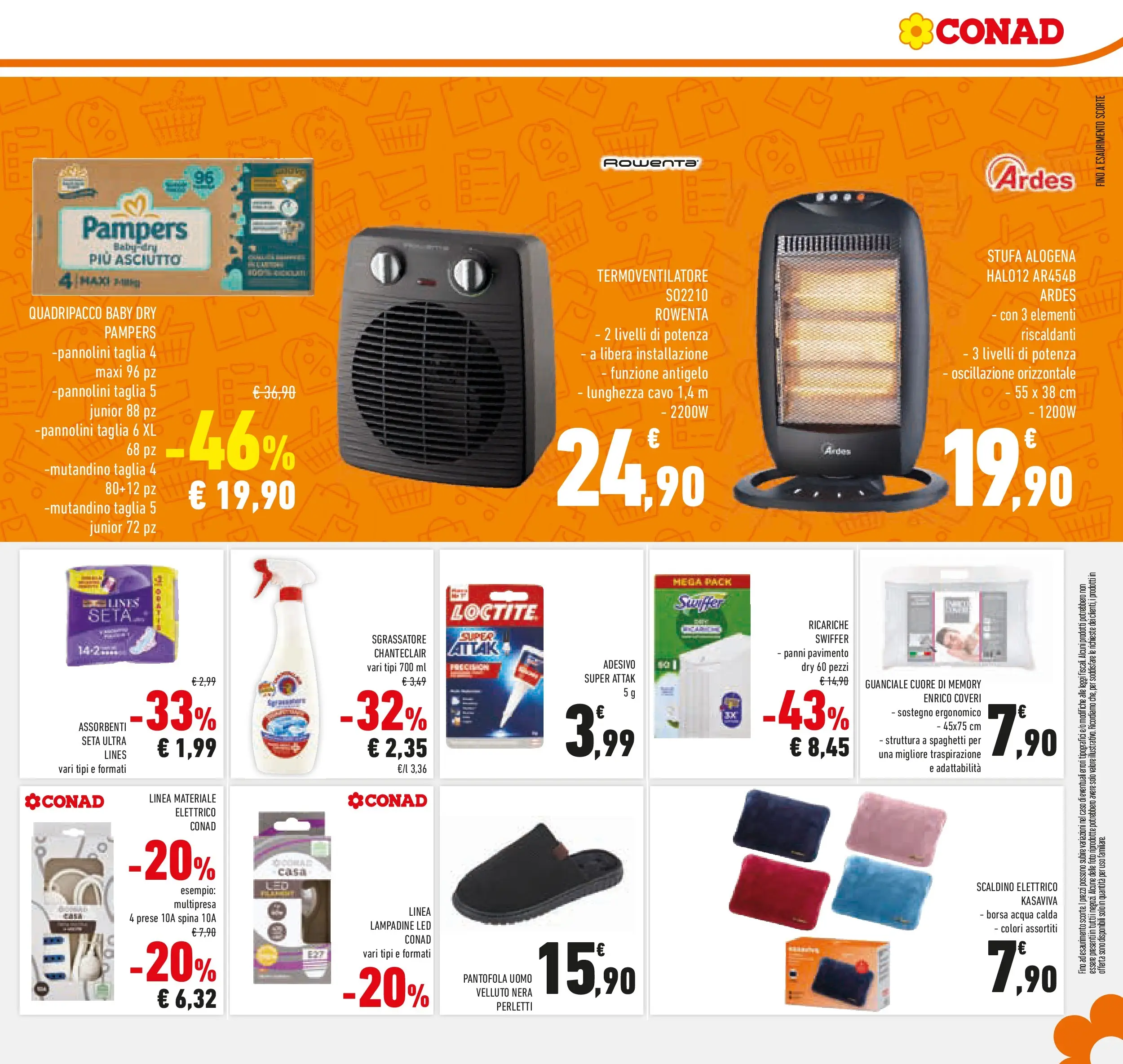 Volantino Conad dal 05/11/2025 > Anteprima | Pagina: 15 | Prodotti: Stufa, Pampers, Cavo, Guanciale