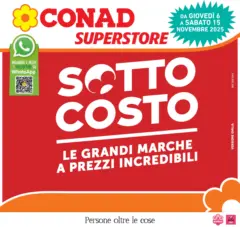 Anteprima del volantino Conad - Sottocosto valido a partire dal 06.11.2025