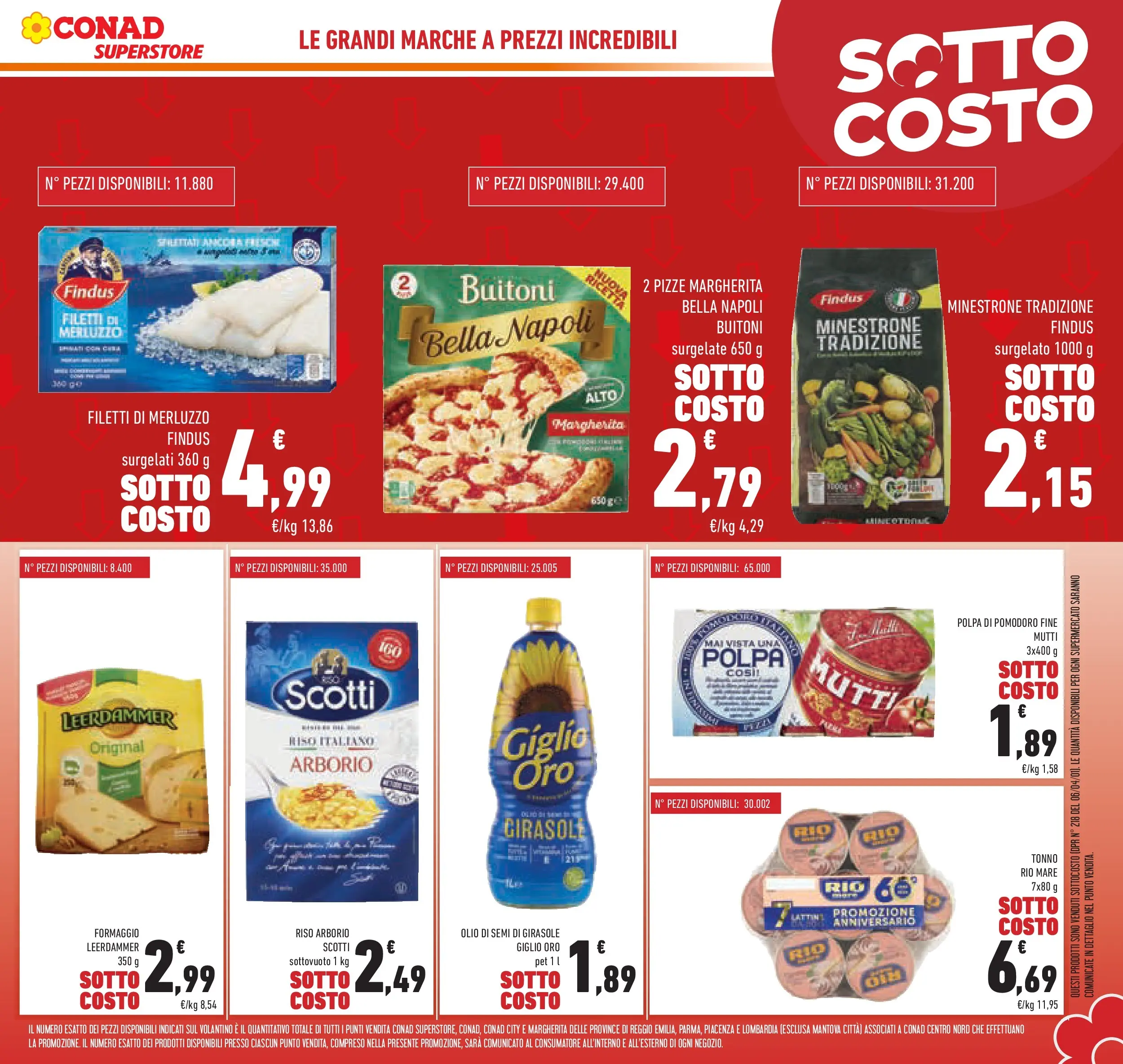 Volantino Conad dal 05/11/2025 > Anteprima | Pagina: 5 | Prodotti: Minestrone, Pizza, Tonno, Mutti