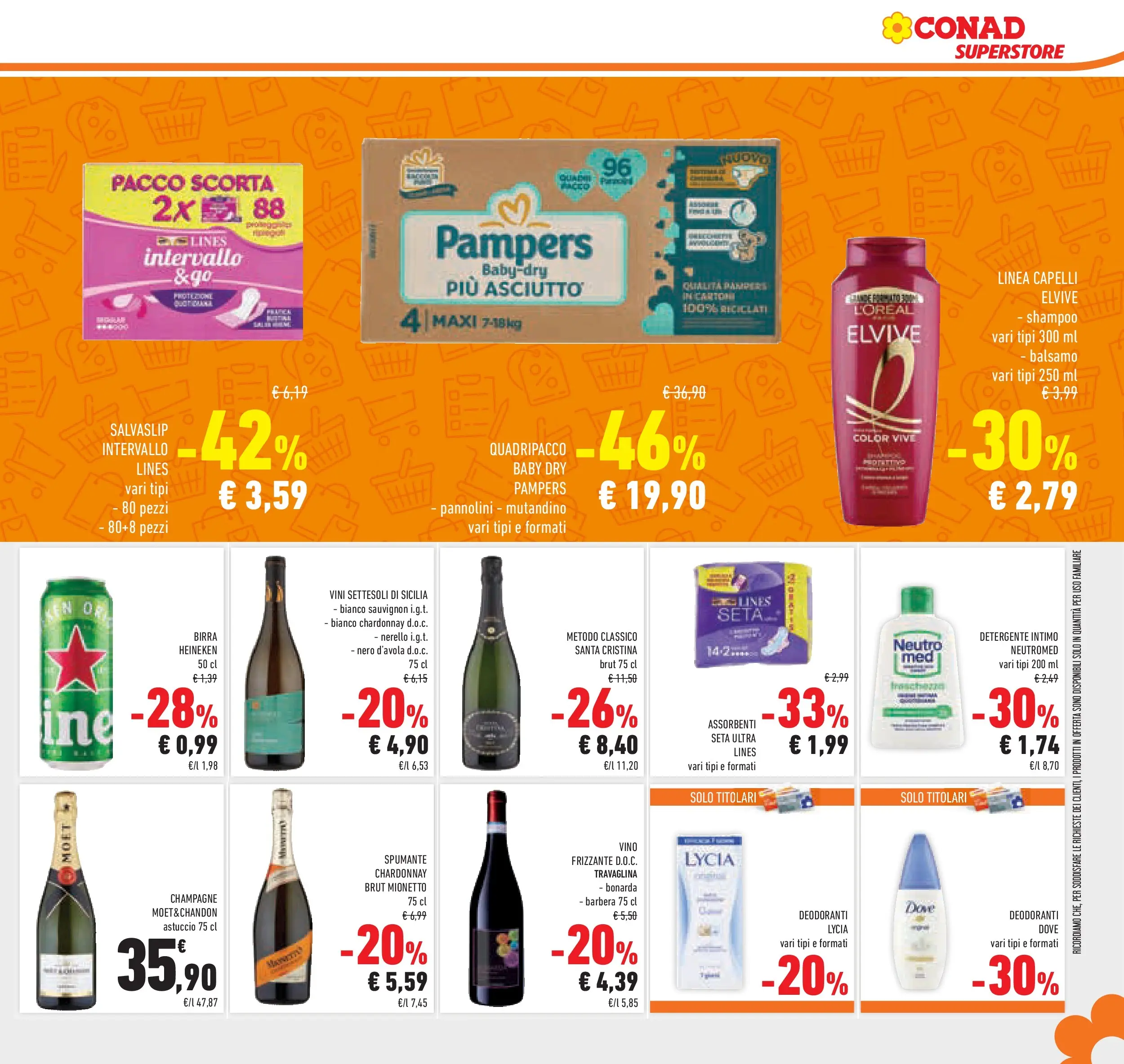 Volantino Conad dal 05/11/2025 > Anteprima | Pagina: 19 | Prodotti: Shampoo, Detergente intimo, Detergente, Intimo