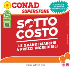 Anteprima del volantino Conad - Sottocosto valido a partire dal 06.11.2025