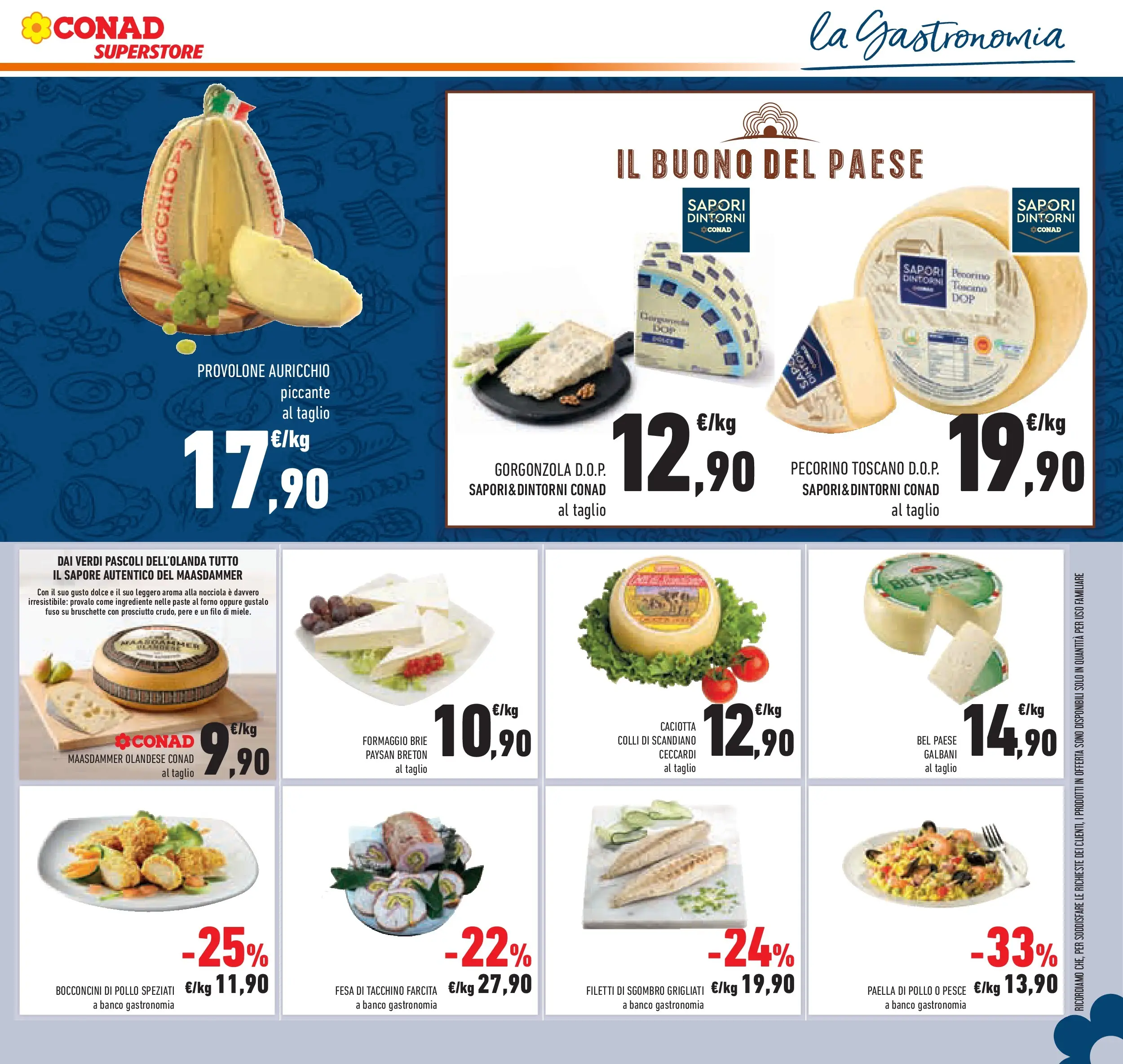 Volantino Conad dal 05/11/2025 > Anteprima | Pagina: 37 | Prodotti: Pesce, Formaggio, Forno, Pecorino