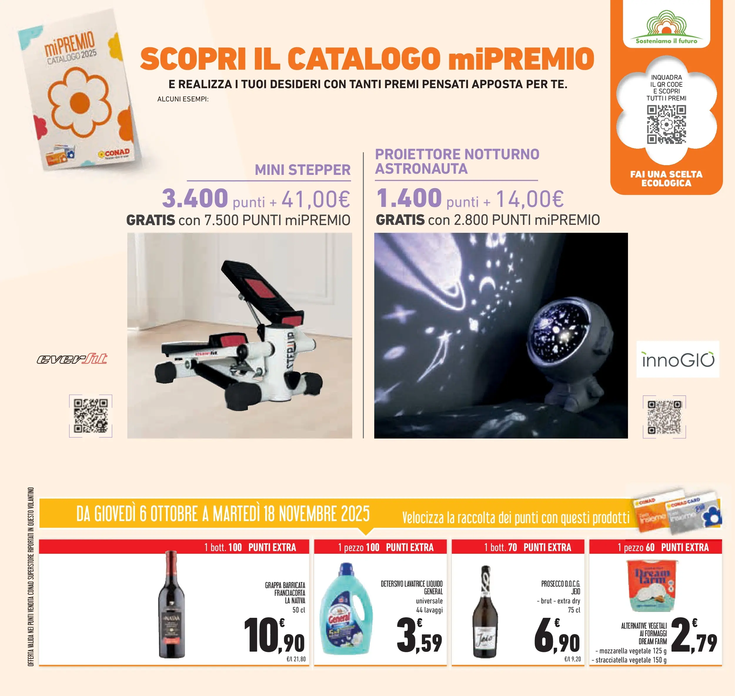Volantino Conad dal 05/11/2025 > Anteprima | Pagina: 40 | Prodotti: Prosecco, Mozzarella, Lavatrice, Grappa