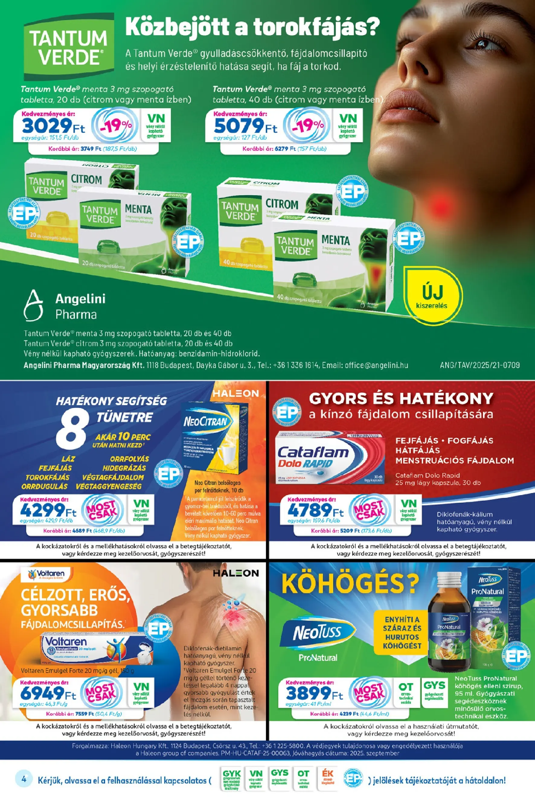 Ajánlatok - Gyöngy Patikak újság érvényessége 30.11.2025-ig - 2025.11.11. -tól/töl > akció, lapozható szórólap 🛍️ | Oldal: 4 | Termékek: Citrom