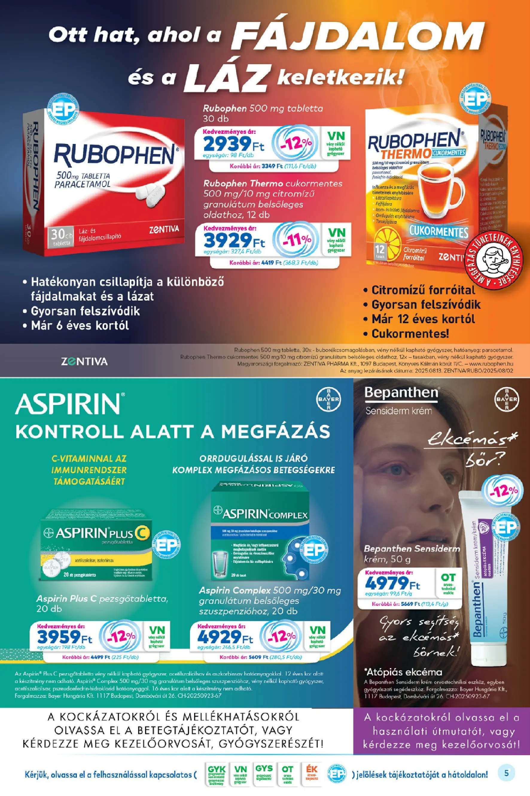 Ajánlatok - Gyöngy Patikak újság érvényessége 30.11.2025-ig - 2025.11.11. -tól/töl > akció, lapozható szórólap 🛍️ | Oldal: 5 | Termékek: Pezsgőtabletta, Bor